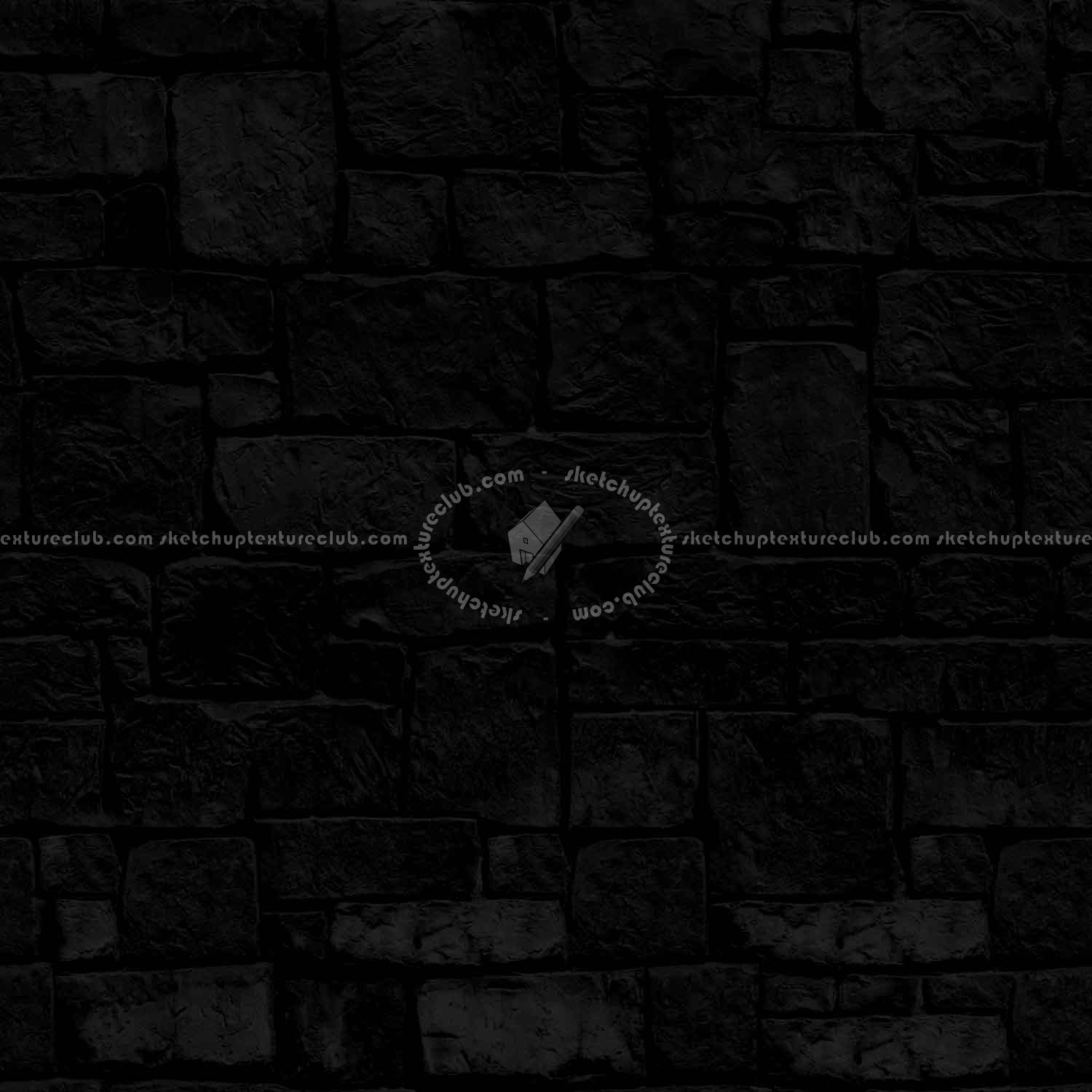 Textures   -   ARCHITECTURE   -   STONES WALLS   -   Stone blocks  - Wall stone with regular blocks texture seamless 08320 - Specular