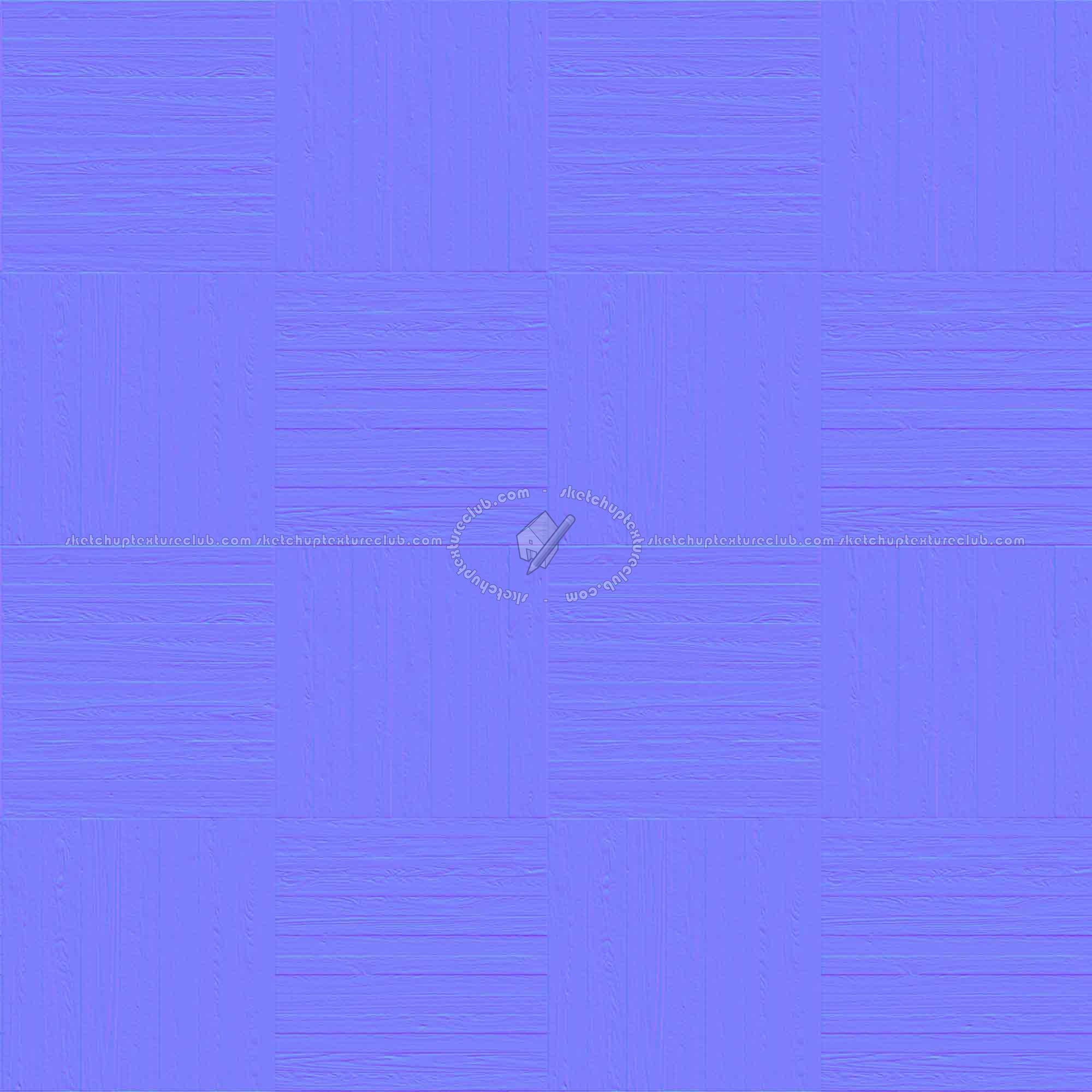 Textures   -   ARCHITECTURE   -   WOOD FLOORS   -   Parquet square  - Wood flooring square texture seamless 05414 - Normal