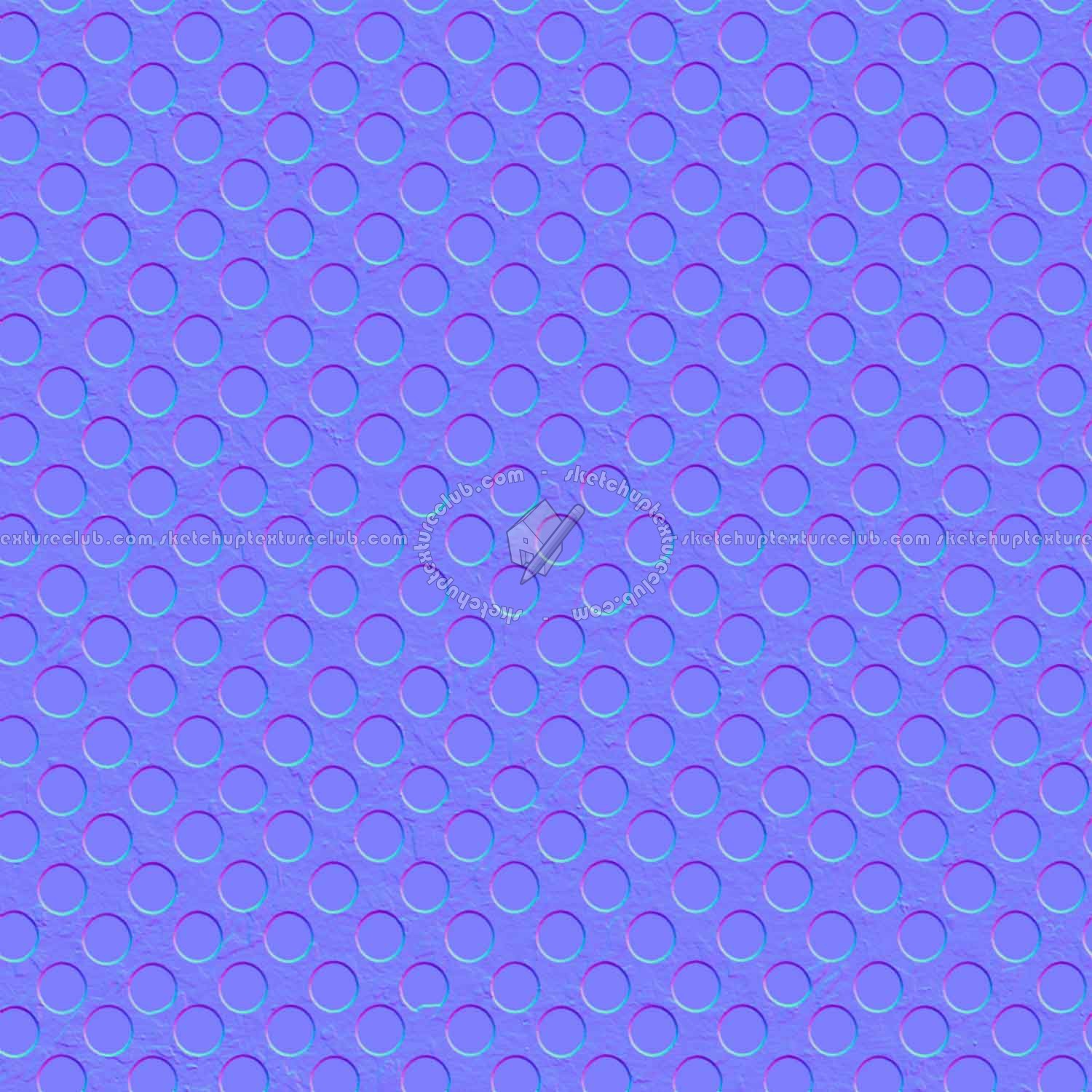 Textures   -   MATERIALS   -   METALS   -   Perforated  - Zinc perforated metal texture seamless 10500 - Normal