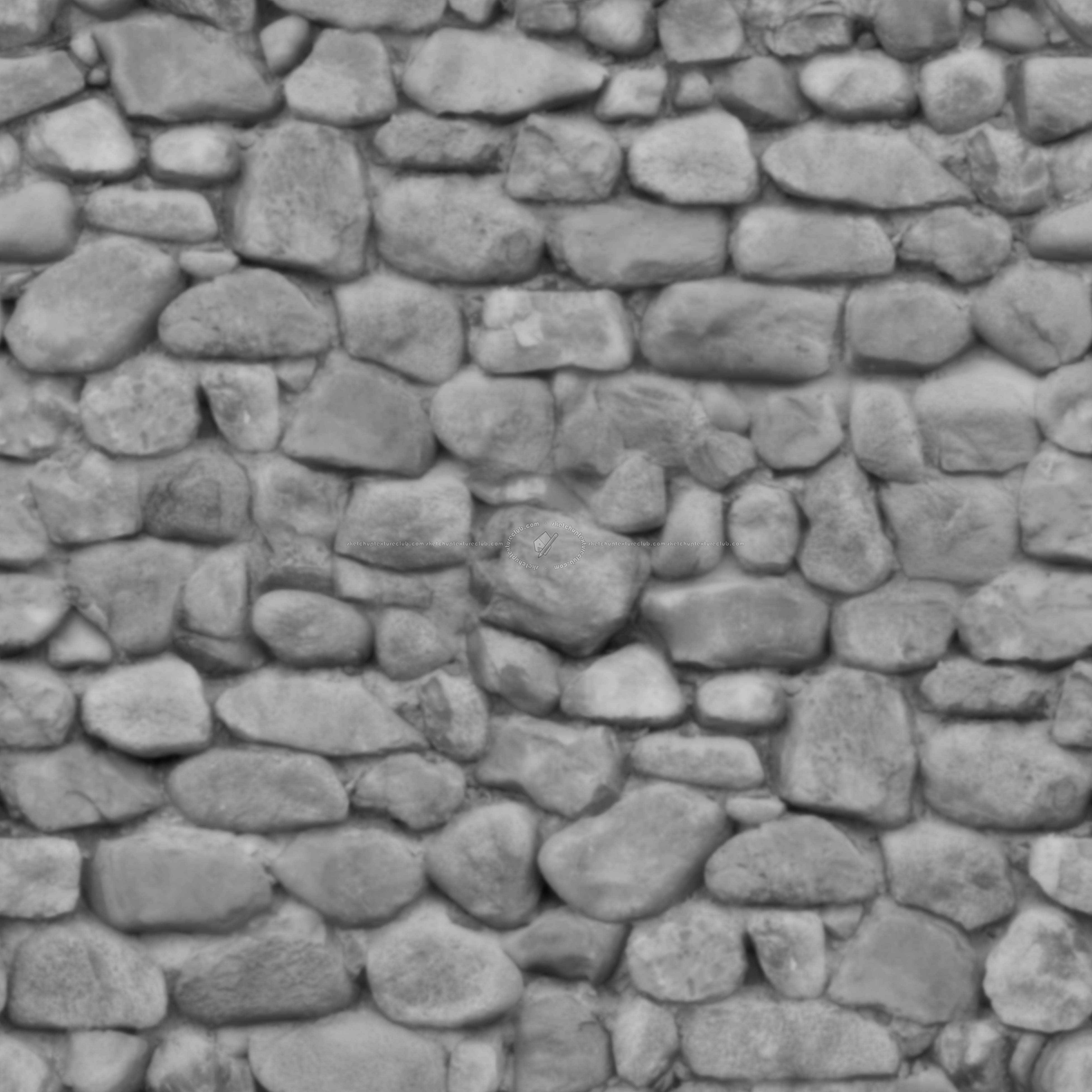 Textures - ARCHITECTURE - STONES WALLS - Stone walls - stone wall pbr texture seamless 22437 - Displacement