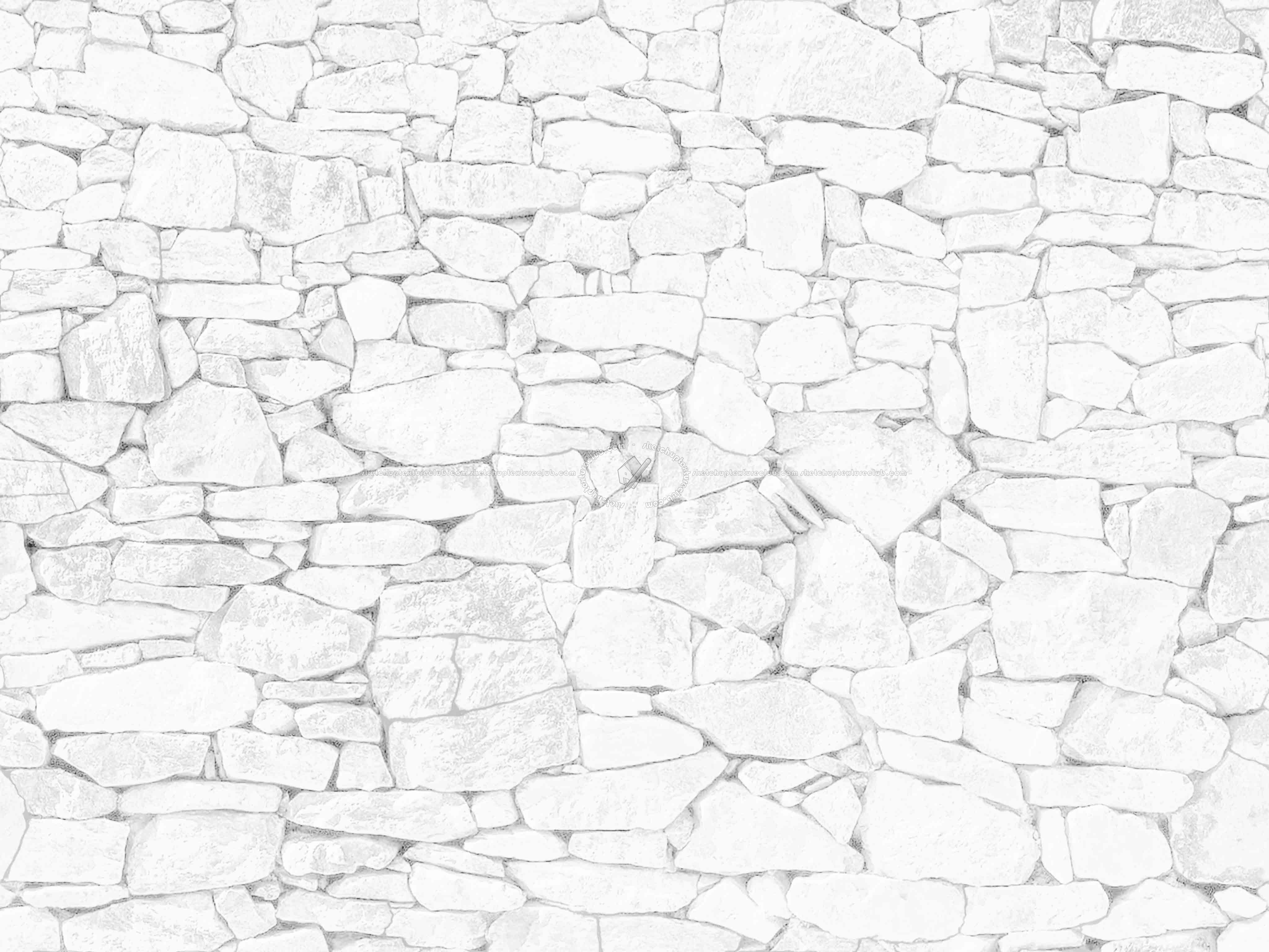 Textures   -   ARCHITECTURE   -   STONES WALLS   -   Stone walls  - Dry stone masonry pbr texture seamless 22541 - Ambient occlusion