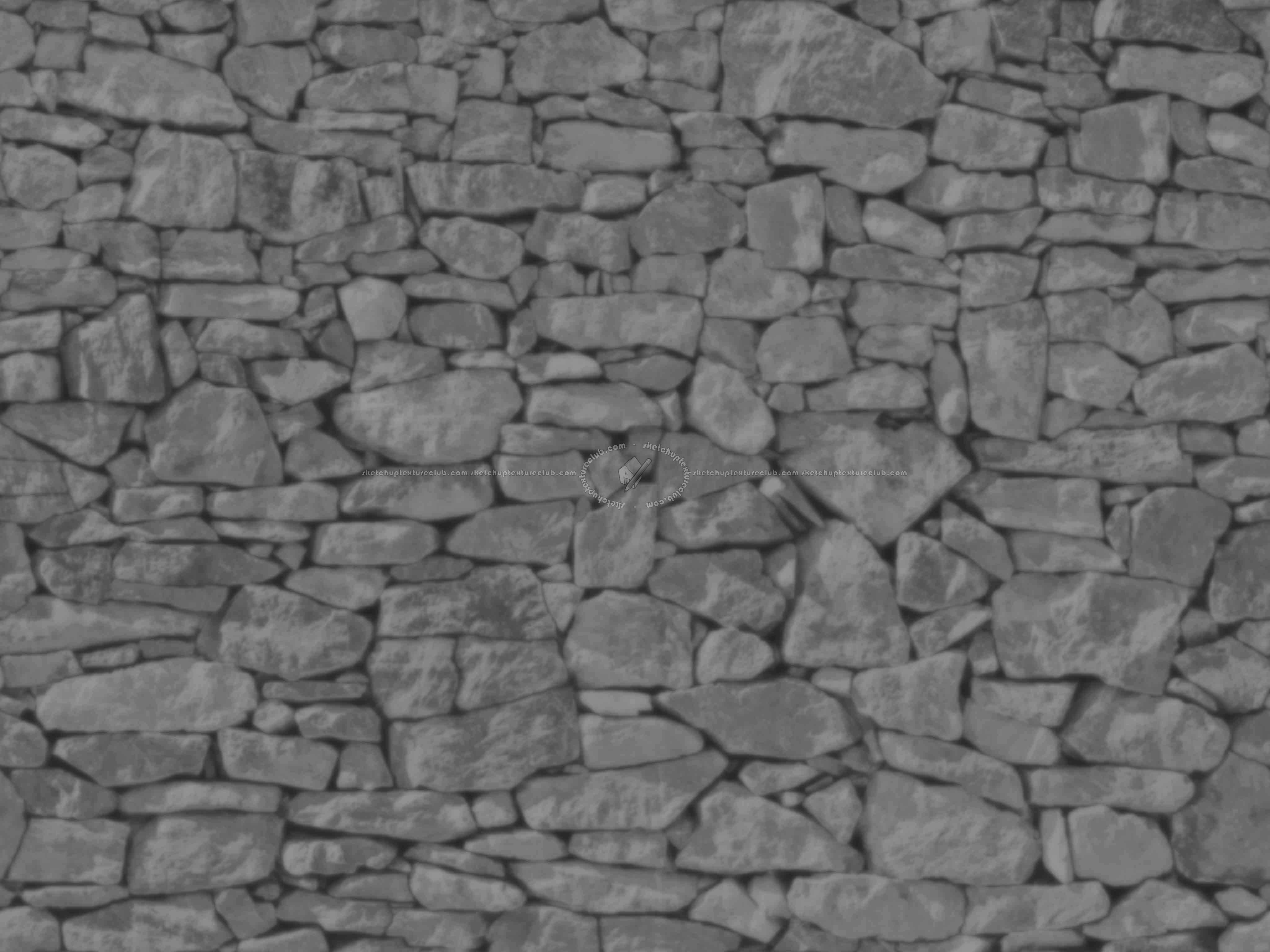 Textures   -   ARCHITECTURE   -   STONES WALLS   -   Stone walls  - Dry stone masonry pbr texture seamless 22541 - Displacement