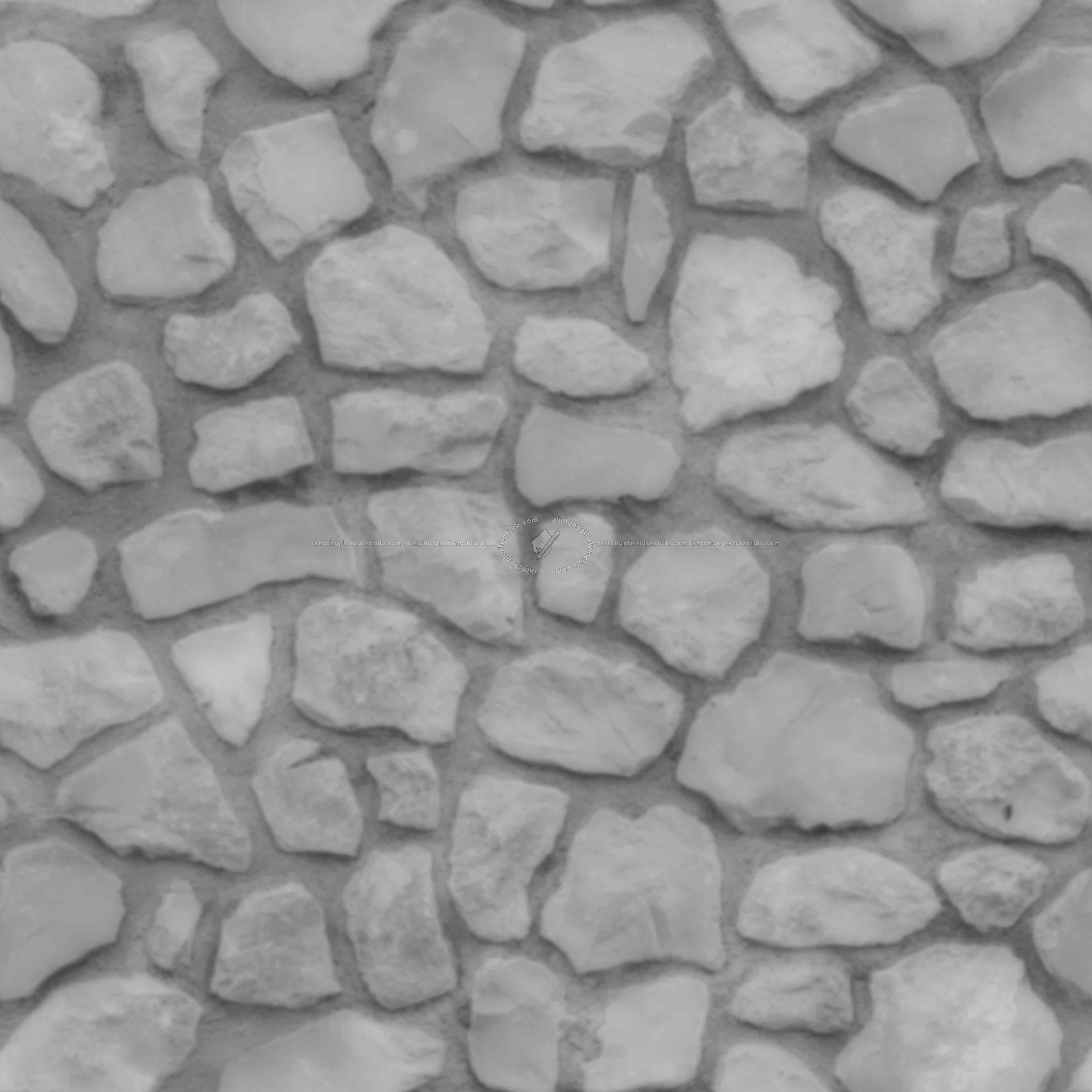 Textures - ARCHITECTURE - STONES WALLS - Stone walls - Stone wall pbr texture seamless 22575 - Displacement