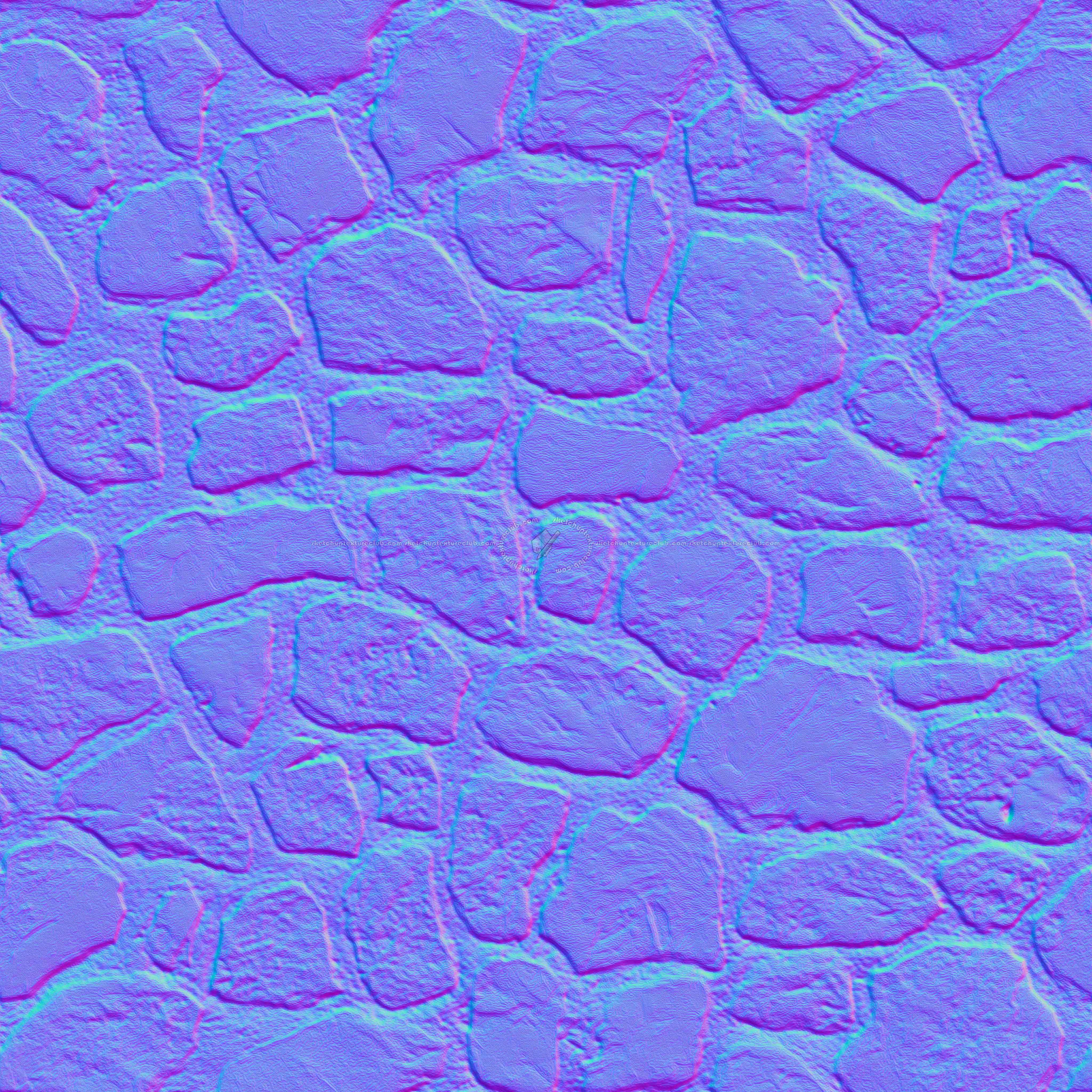 Textures - ARCHITECTURE - STONES WALLS - Stone walls - Stone wall pbr texture seamless 22575 - Normal