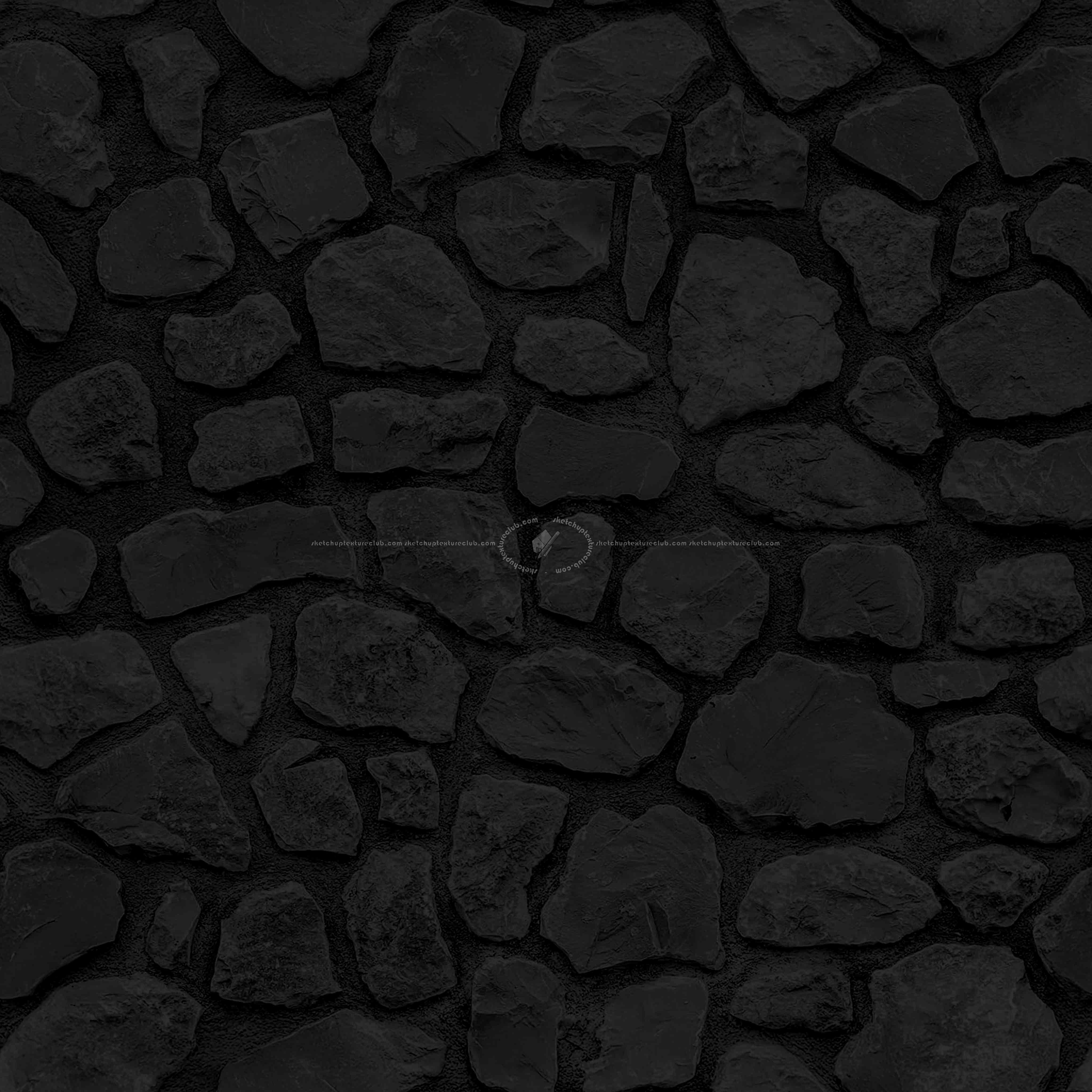 Textures - ARCHITECTURE - STONES WALLS - Stone walls - Stone wall pbr texture seamless 22575 - Specular
