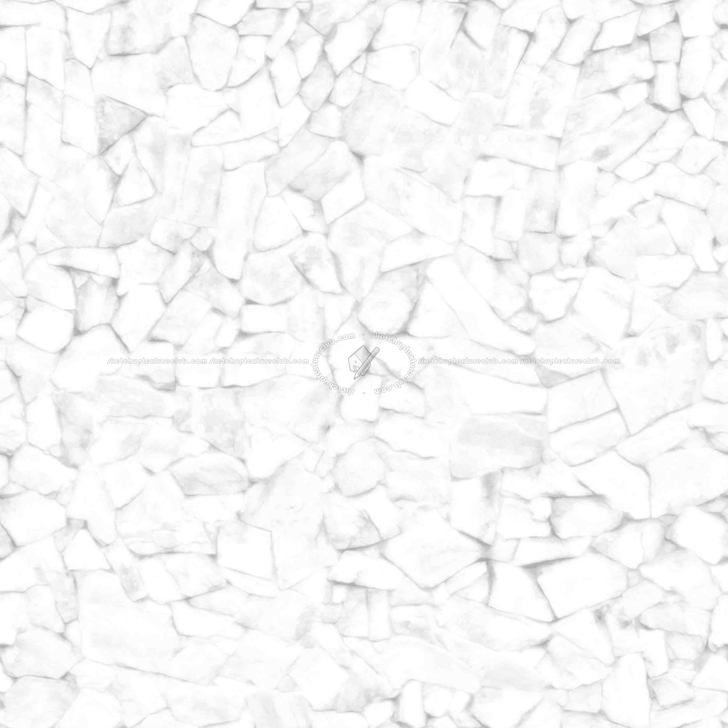 Textures   -   ARCHITECTURE   -   STONES WALLS   -   Claddings stone   -   Exterior  - Wall cladding stone mixed size seamless 08024 - Ambient occlusion