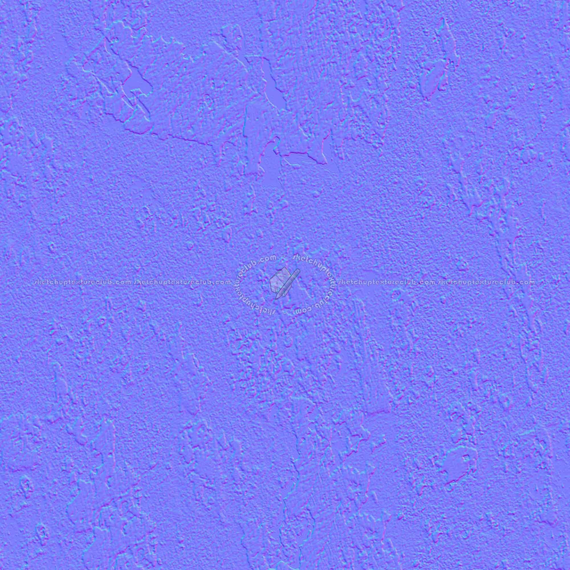 Textures   -   ARCHITECTURE   -   CONCRETE   -   Bare   -   Damaged walls  - Concrete bare damaged texture seamless 01388 - Normal