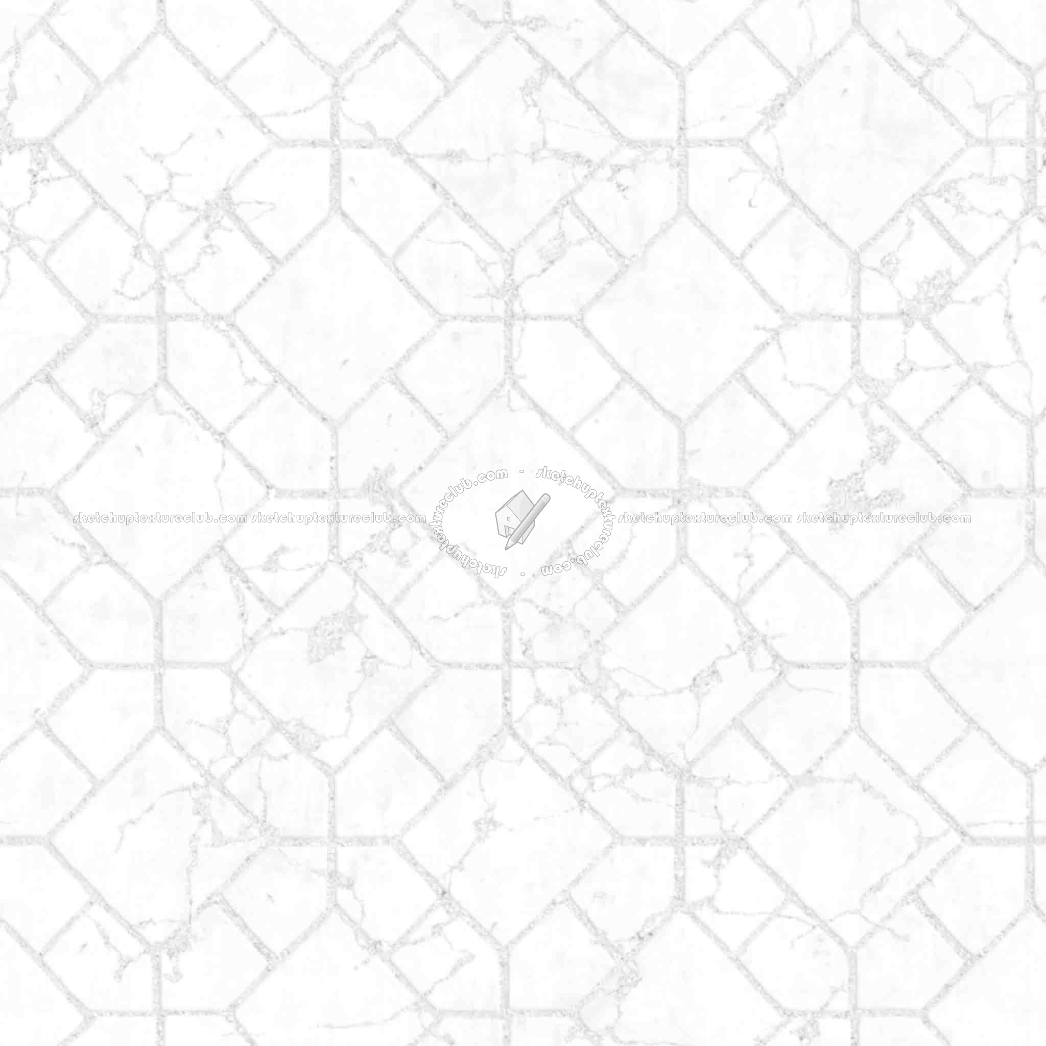 Textures   -   ARCHITECTURE   -   PAVING OUTDOOR   -   Concrete   -   Blocks damaged  - Concrete paving outdoor damaged texture seamless 05508 - Ambient occlusion