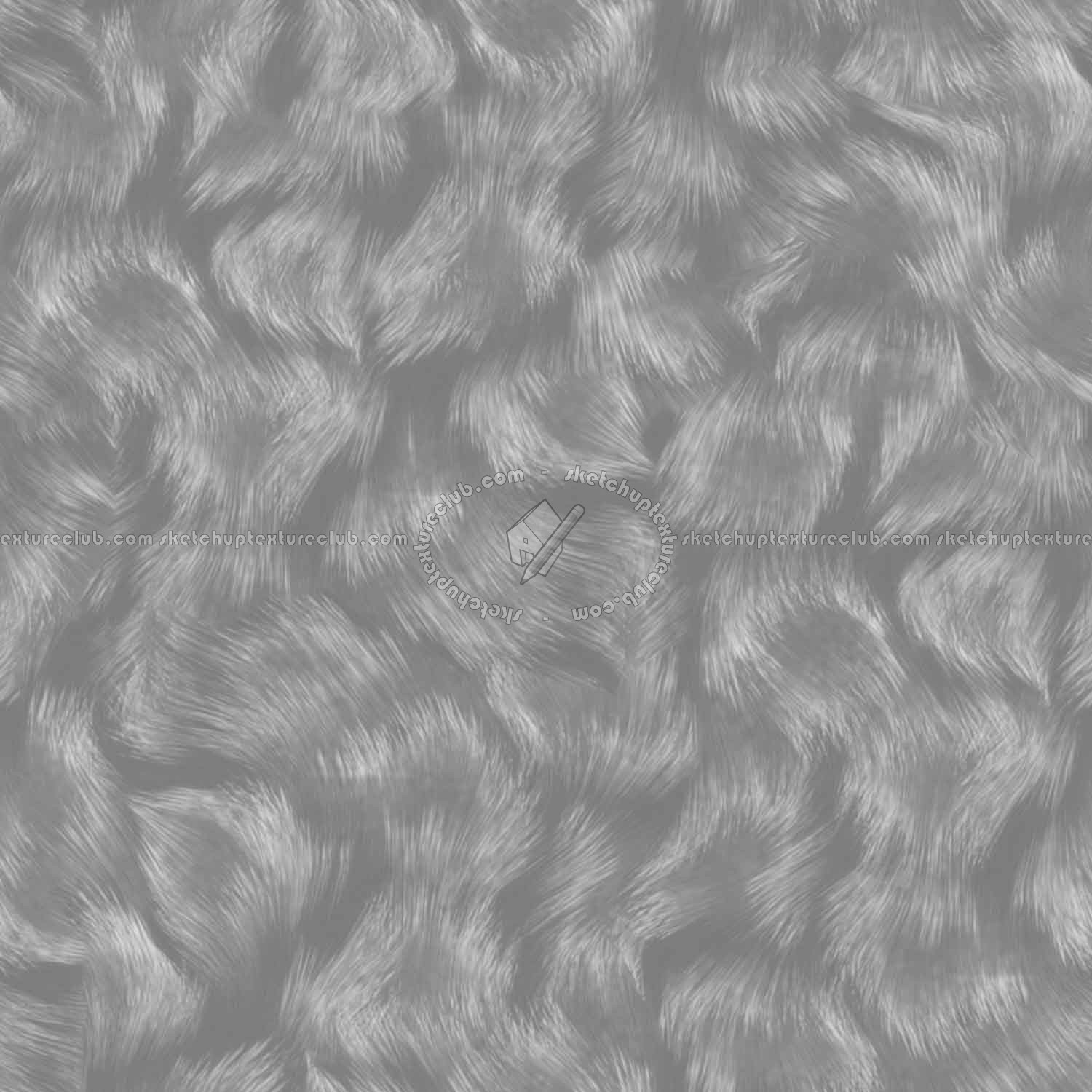 Textures   -   MATERIALS   -   FUR ANIMAL  - Faux fake fur animal texture seamless 09578 - Displacement