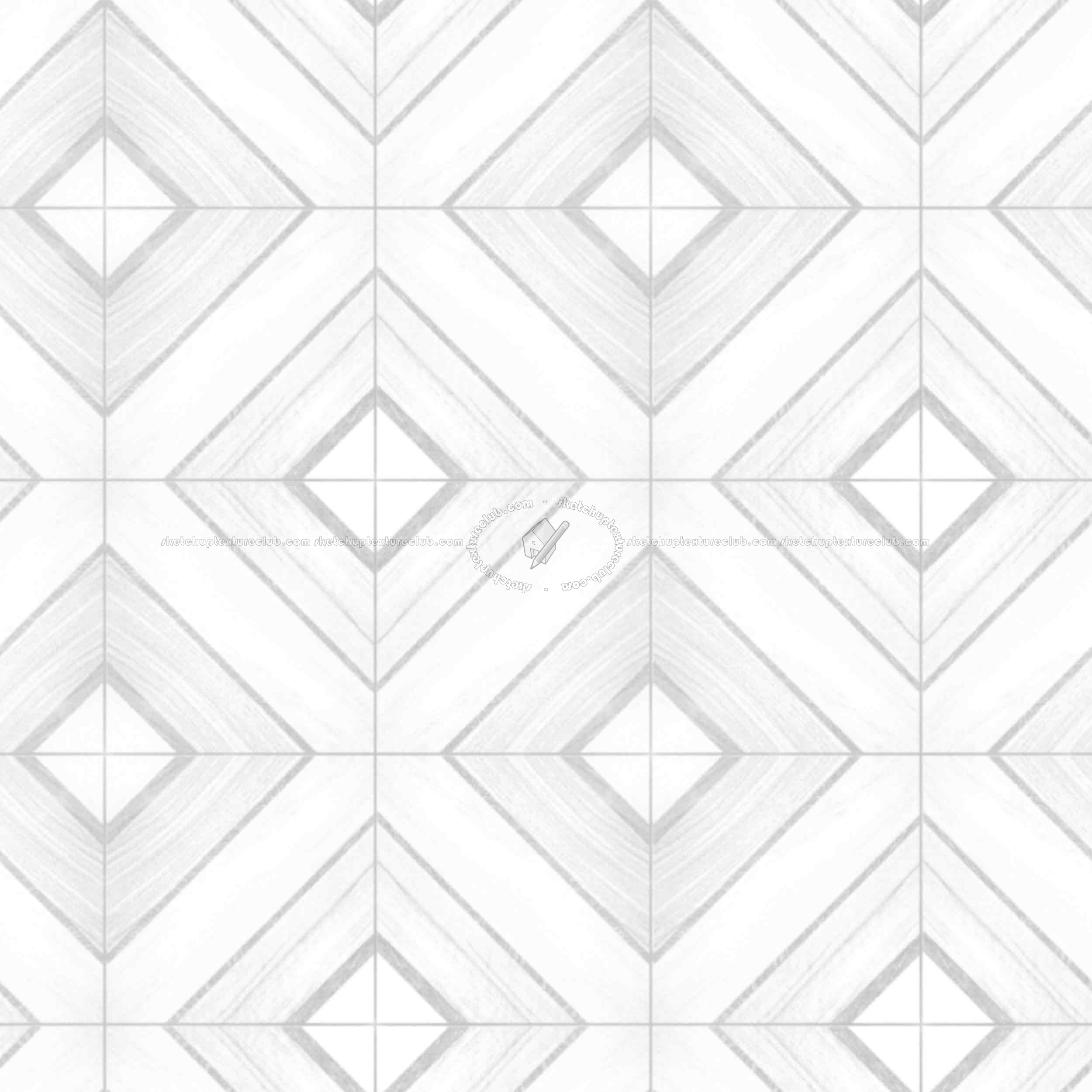 Textures   -   ARCHITECTURE   -   WOOD FLOORS   -   Geometric pattern  - Parquet geometric pattern texture seamless 04750 - Ambient occlusion