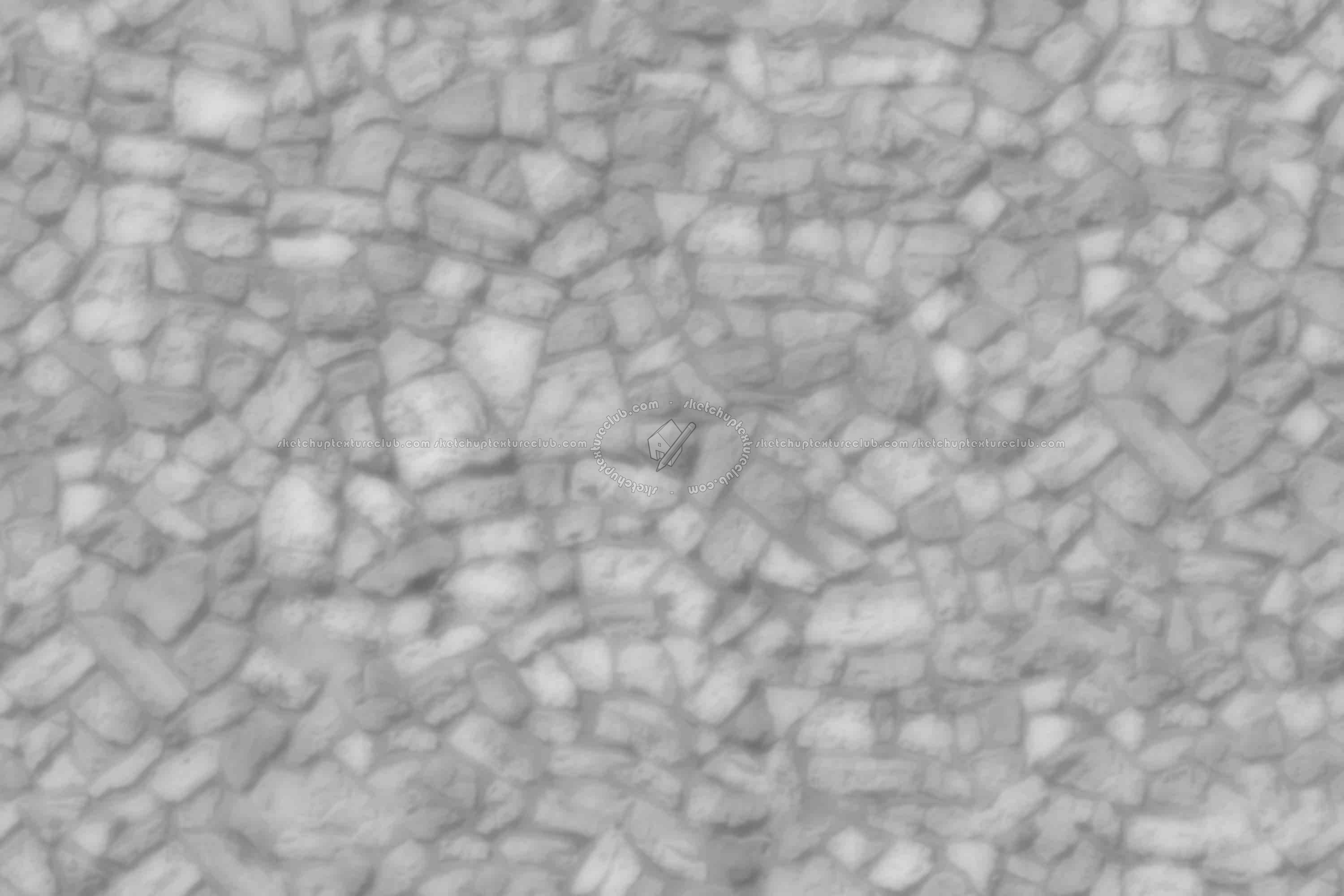 Wall cladding stone mixed size seamless 08025