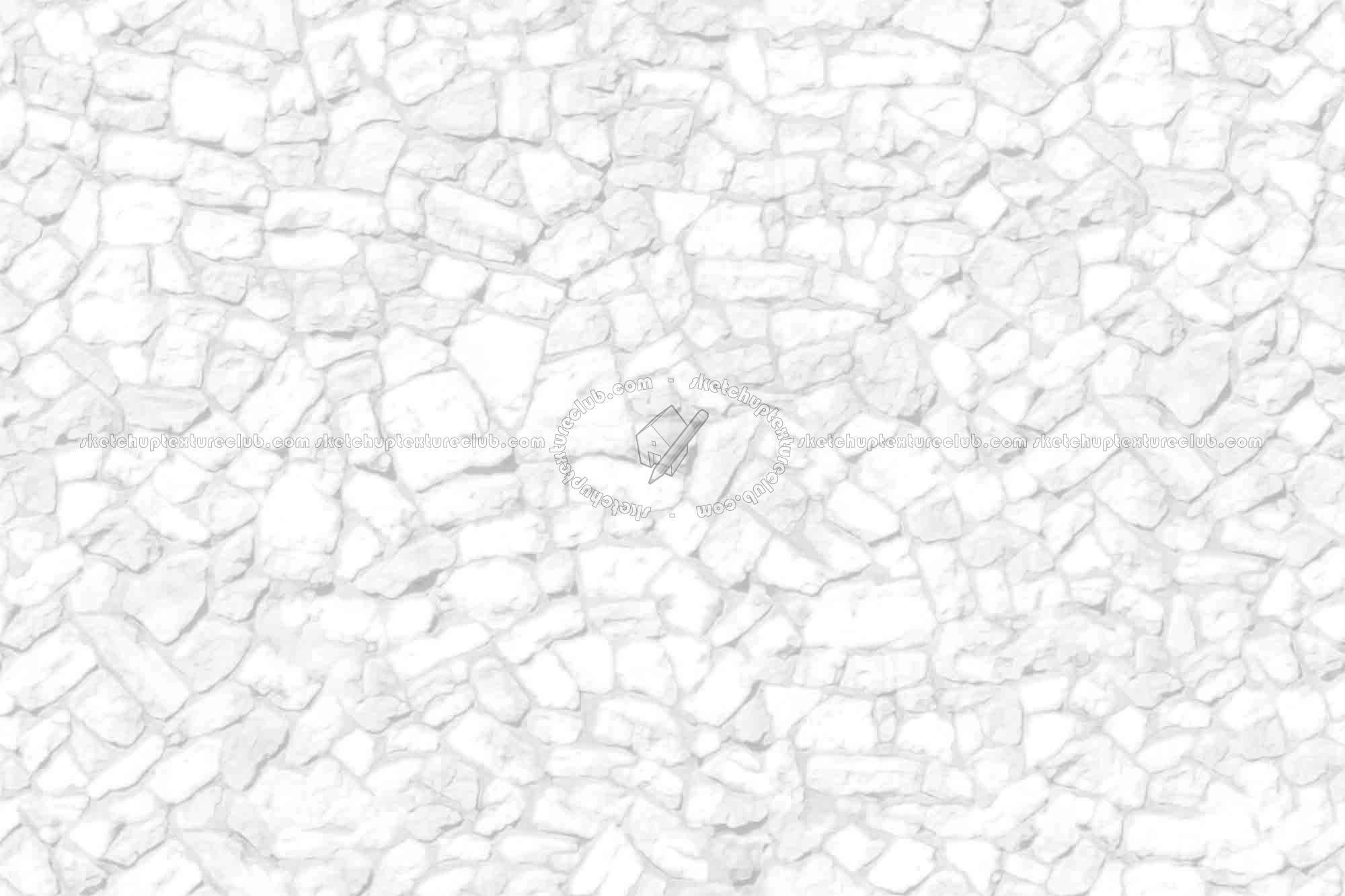 Textures   -   ARCHITECTURE   -   STONES WALLS   -   Claddings stone   -   Exterior  - Wall cladding stone mixed size seamless 08026 - Ambient occlusion