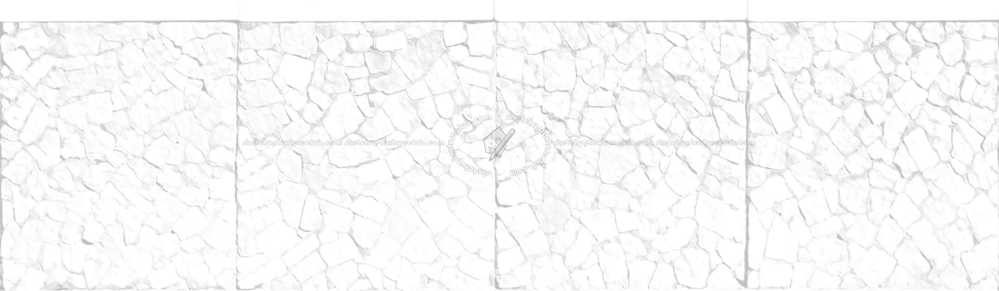 Textures   -   ARCHITECTURE   -   STONES WALLS   -   Claddings stone   -   Exterior  - Cladding retaining wall stone texture seamless 18354 - Ambient occlusion