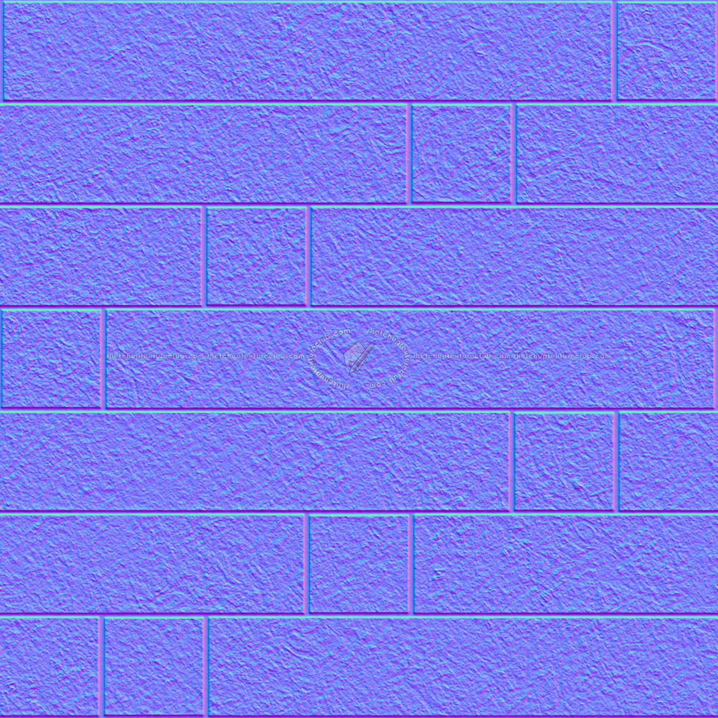 Textures   -   ARCHITECTURE   -   CONCRETE   -   Plates   -   Clean  - Concrete clean plates wall texture seamless 01625 - Normal