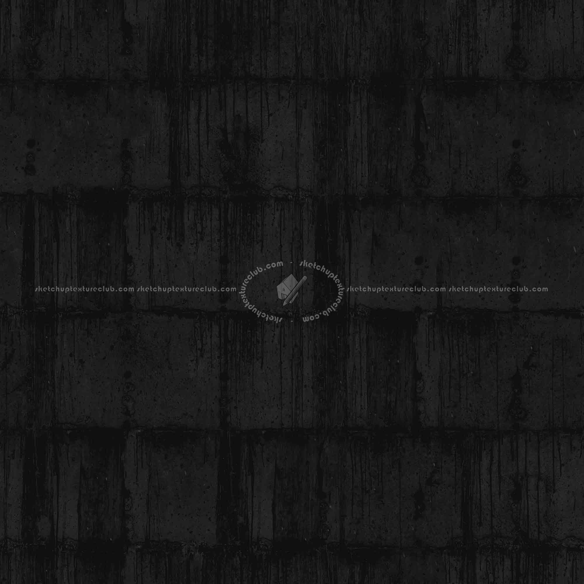 Textures   -   ARCHITECTURE   -   CONCRETE   -   Plates   -   Dirty  - Concrete dirt plates wall texture seamless 01751 - Specular