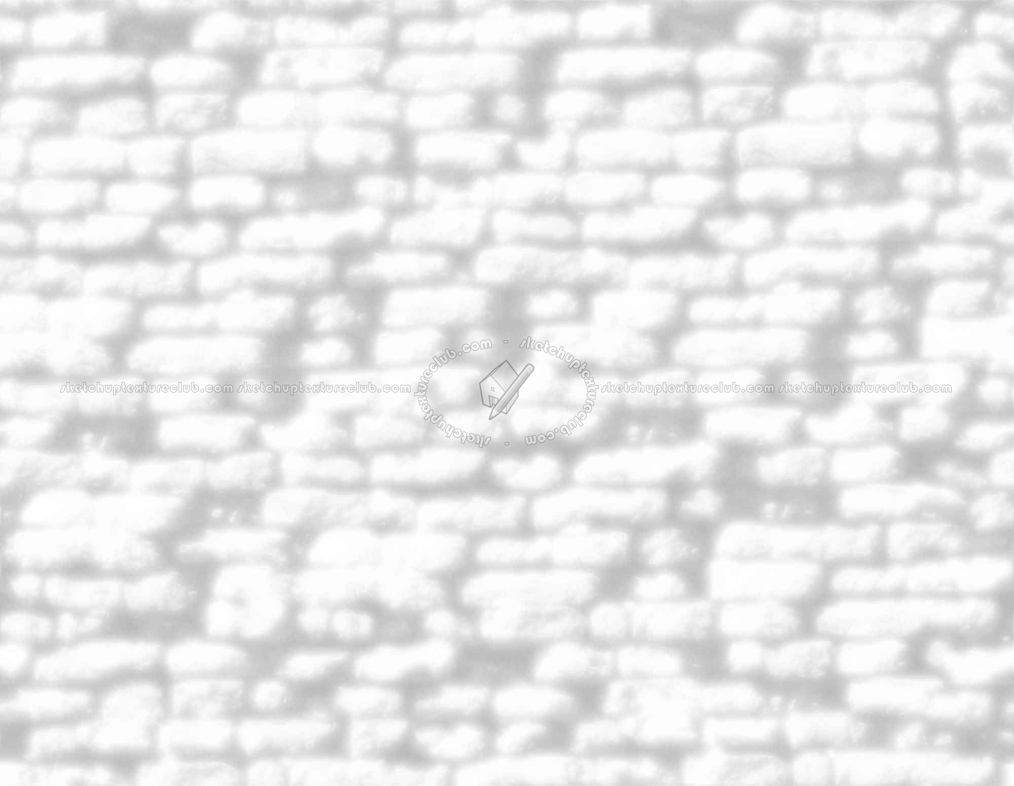 Textures   -   ARCHITECTURE   -   BRICKS   -   Damaged bricks  - Damaged bricks texture seamless 00104 - Ambient occlusion