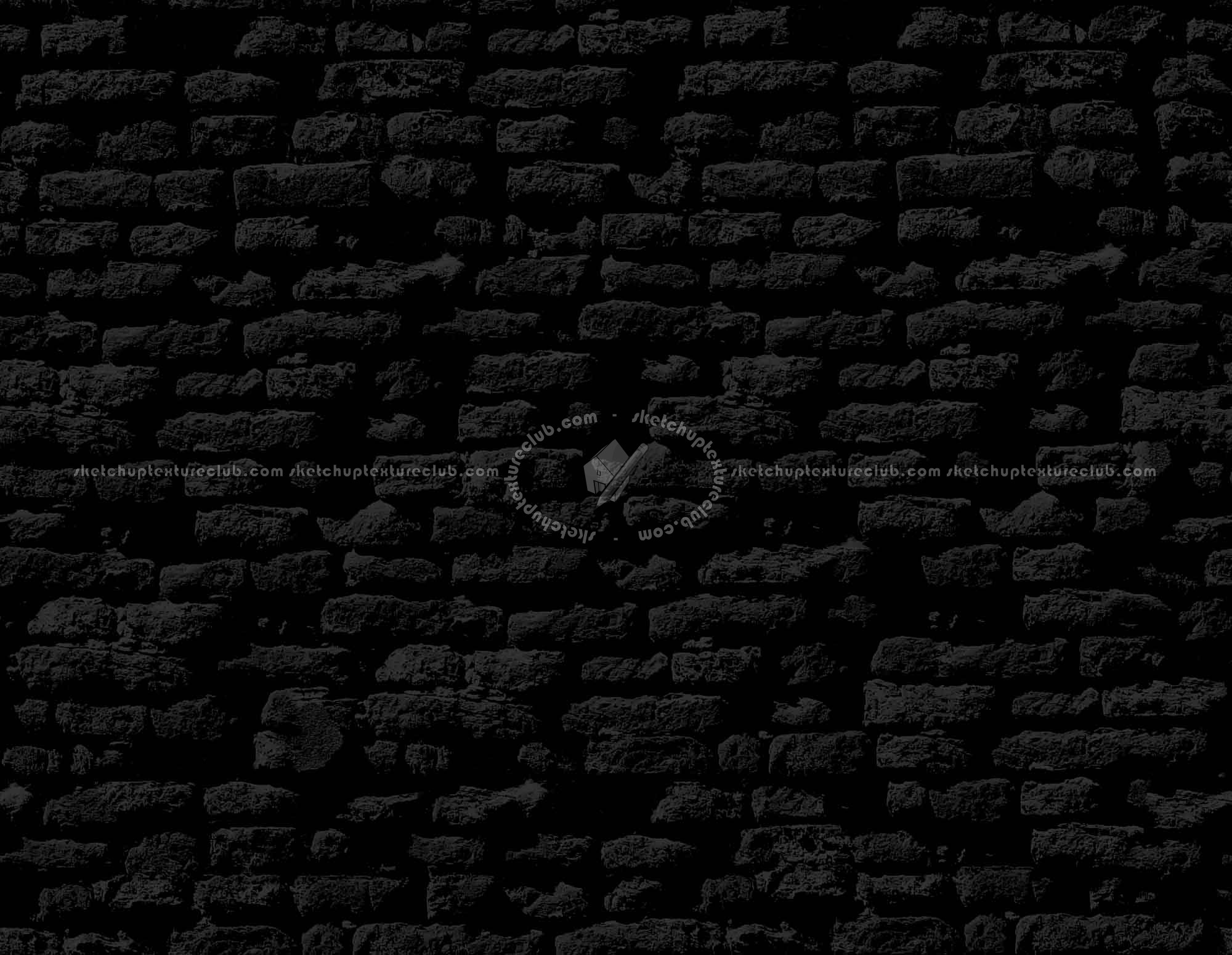 Textures   -   ARCHITECTURE   -   BRICKS   -   Damaged bricks  - Damaged bricks texture seamless 00104 - Specular