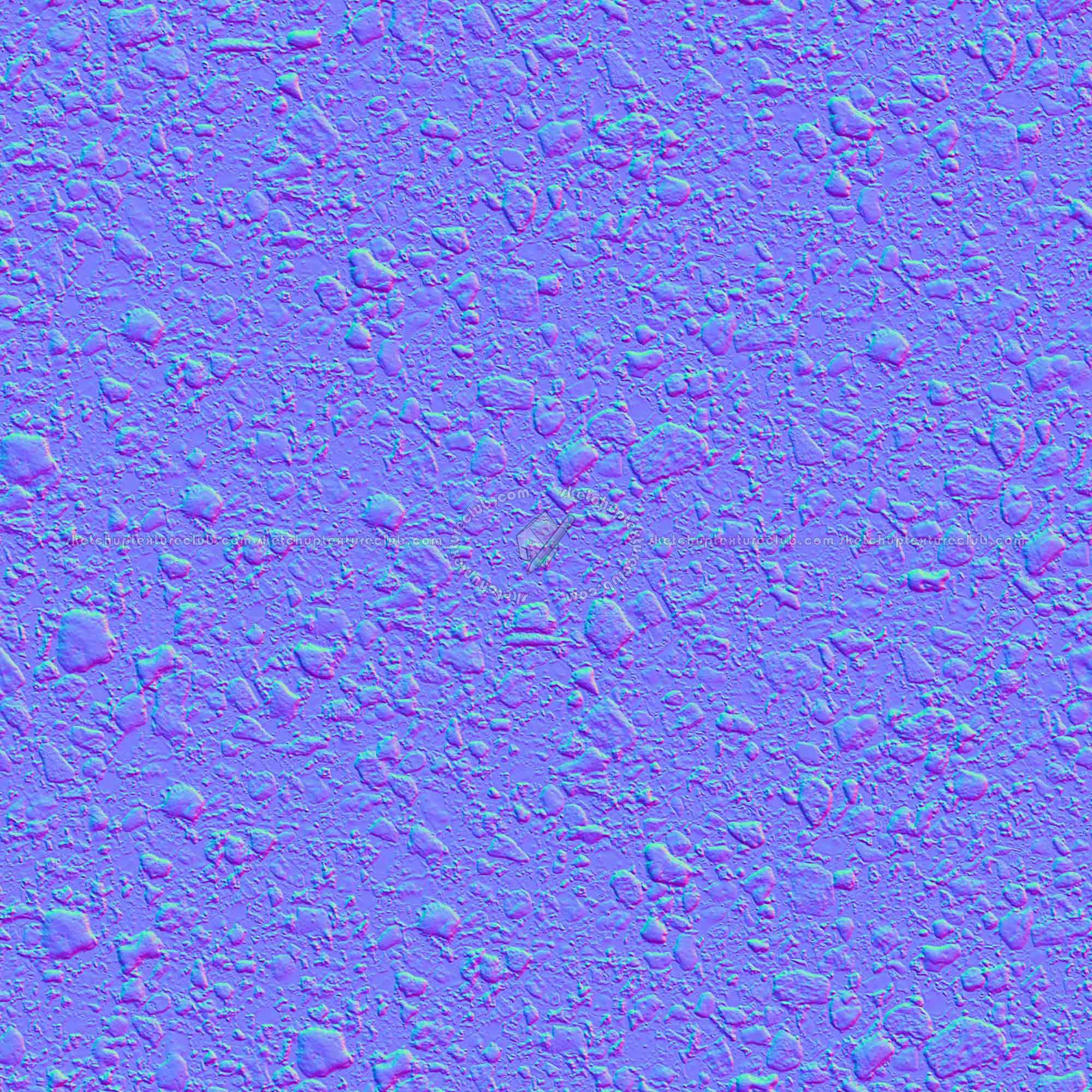 Textures   -   ARCHITECTURE   -   PAVING OUTDOOR   -   Exposed aggregate  - Exposed aggregate concrete PBR texture seamless 21764 - Normal