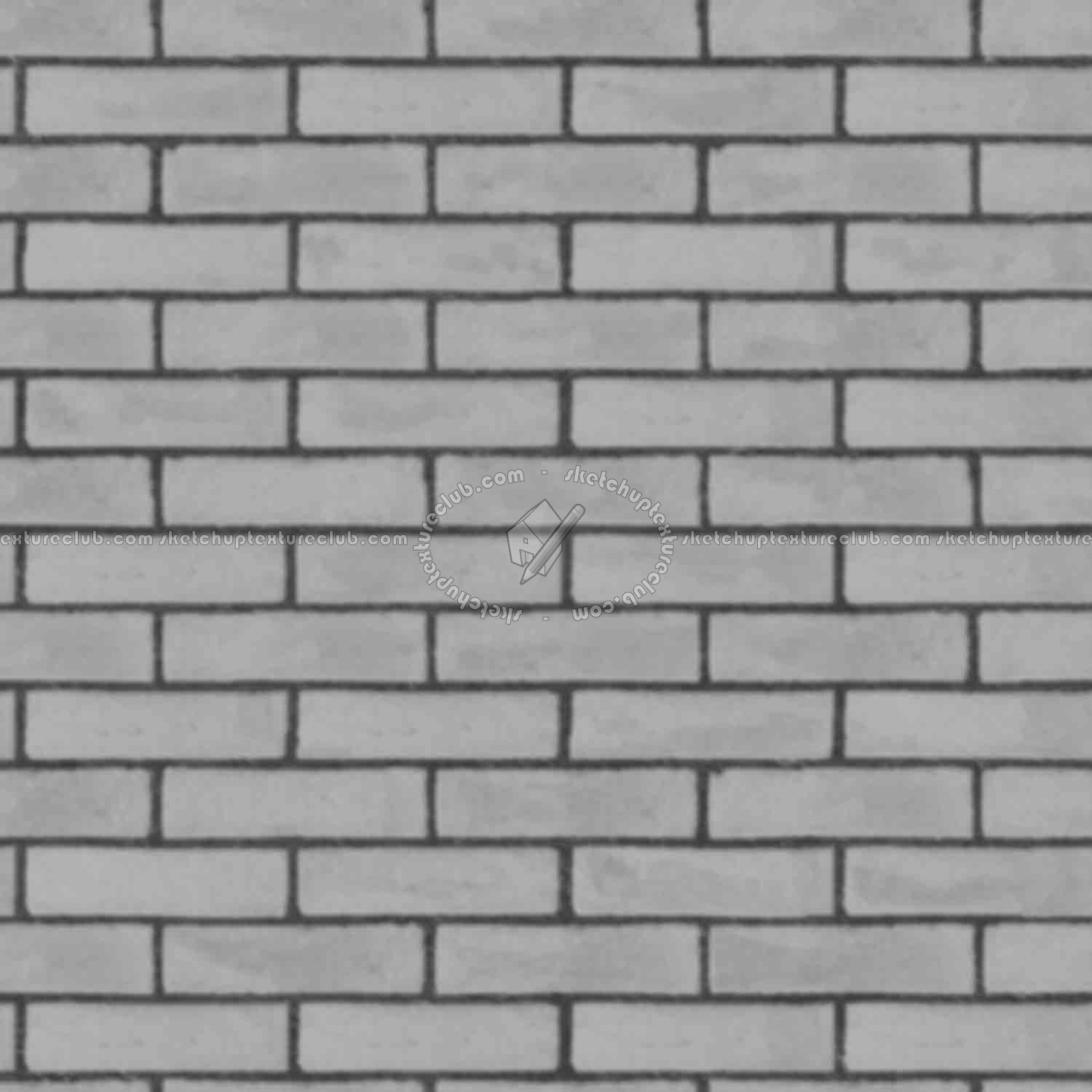 Textures   -   ARCHITECTURE   -   BRICKS   -   Facing Bricks   -   Smooth  - Facing smooth bricks texture seamless 00252 - Displacement