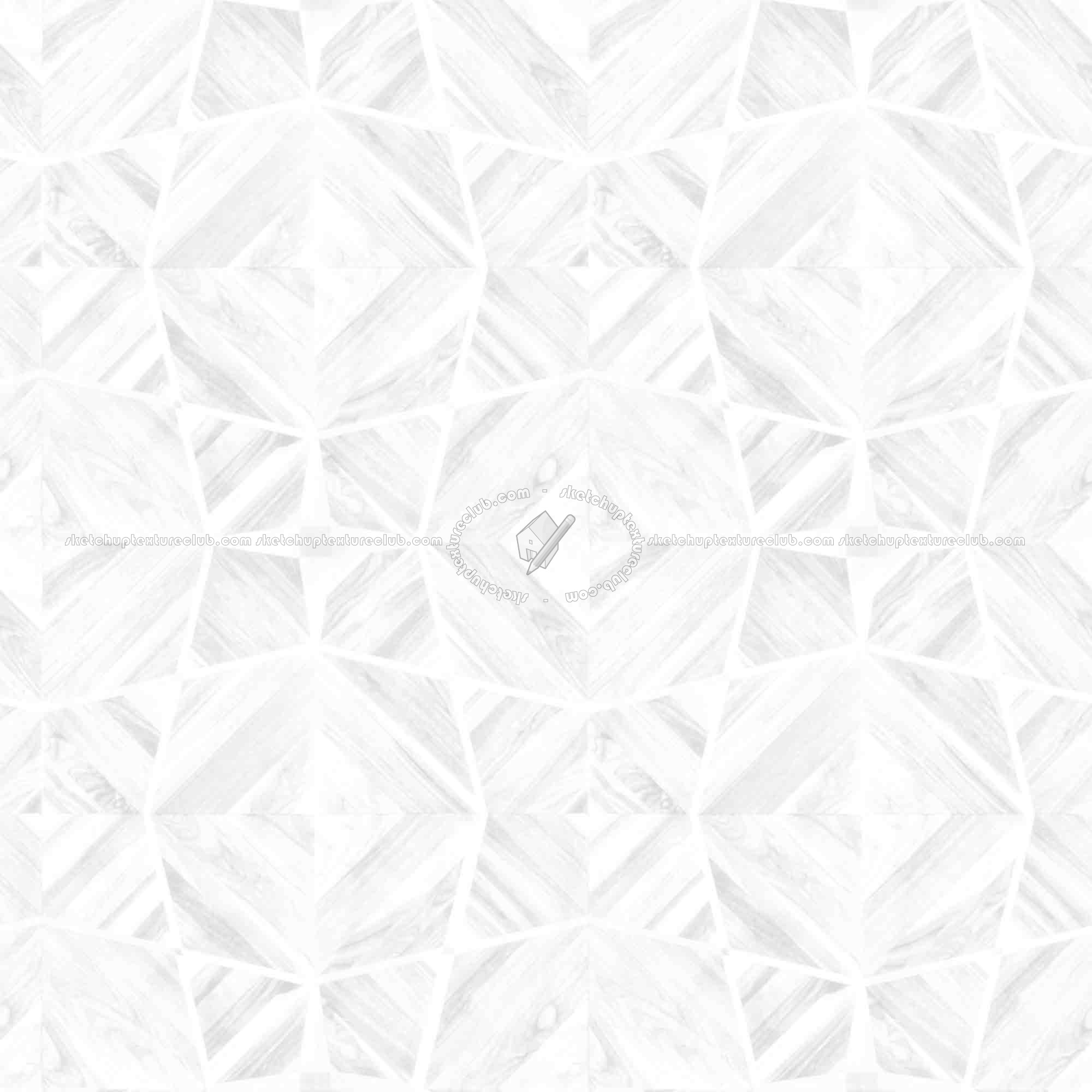 Textures   -   ARCHITECTURE   -   WOOD FLOORS   -   Geometric pattern  - Parquet geometric pattern texture seamless 04724 - Ambient occlusion