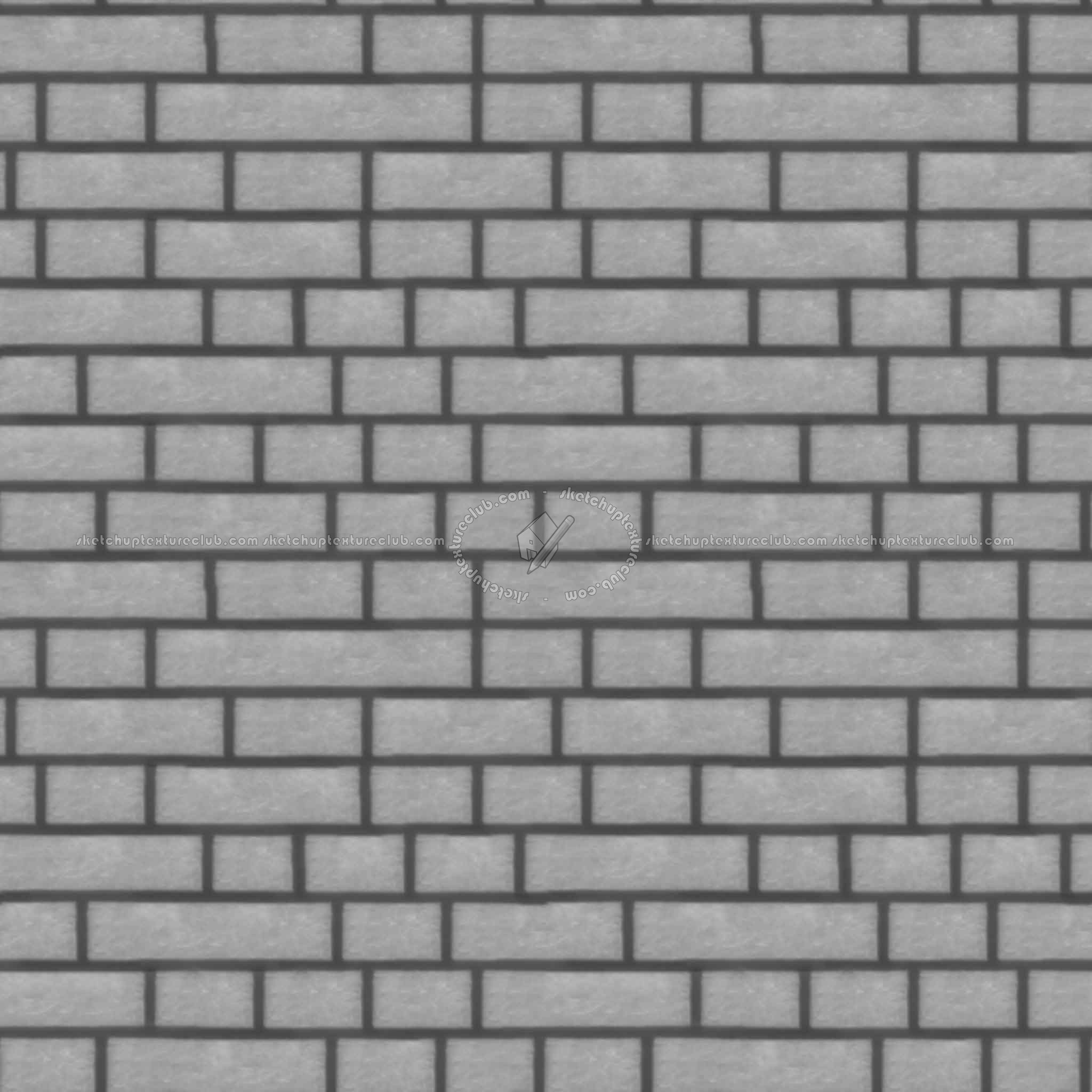 Textures   -   ARCHITECTURE   -   BRICKS   -   Colored Bricks   -   Sandblasted  - Sandblasted bricks colored texture seamless 00041 - Displacement