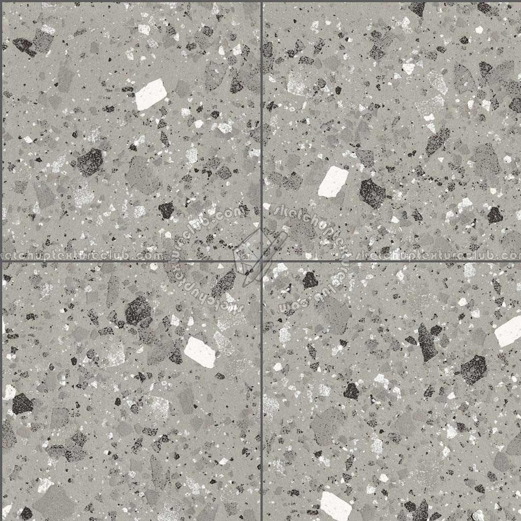 terrazzo floor tile PBR texture seamless 21478