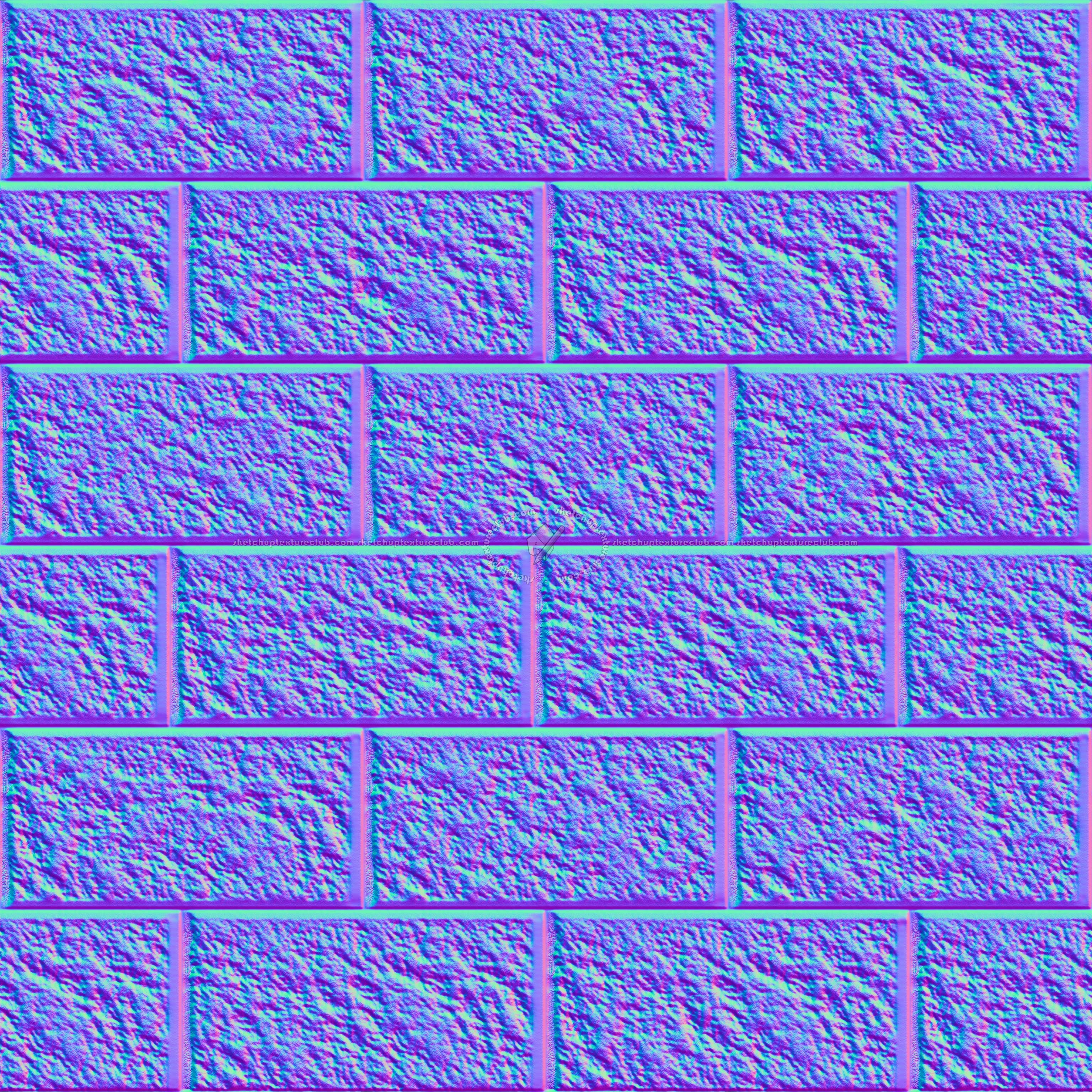 Textures   -   ARCHITECTURE   -   STONES WALLS   -   Claddings stone   -   Exterior  - Wall cladding stone texture seamless 07740 - Normal