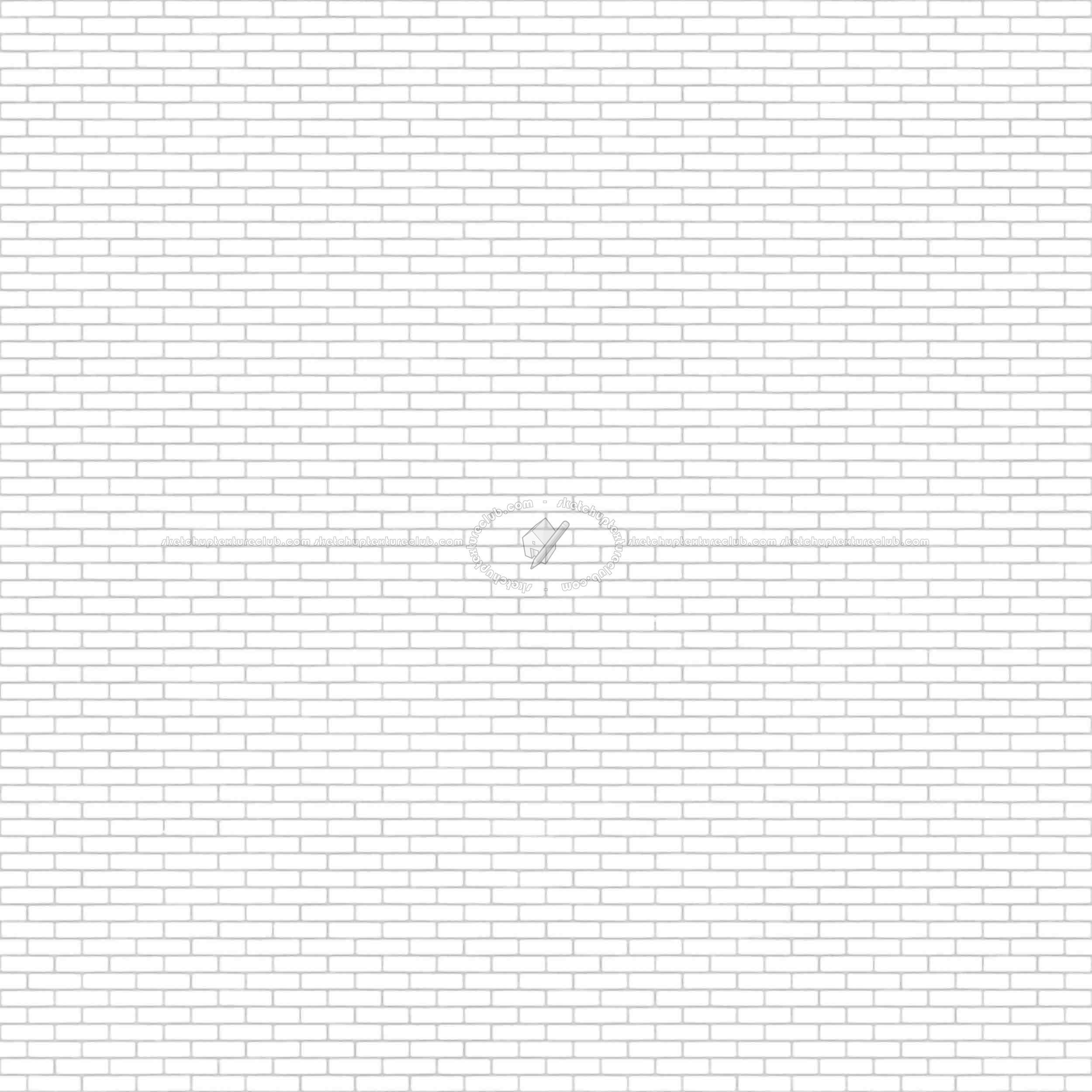 Textures   -   ARCHITECTURE   -   BRICKS   -   White Bricks  - White bricks texture seamless 00492 - Ambient occlusion