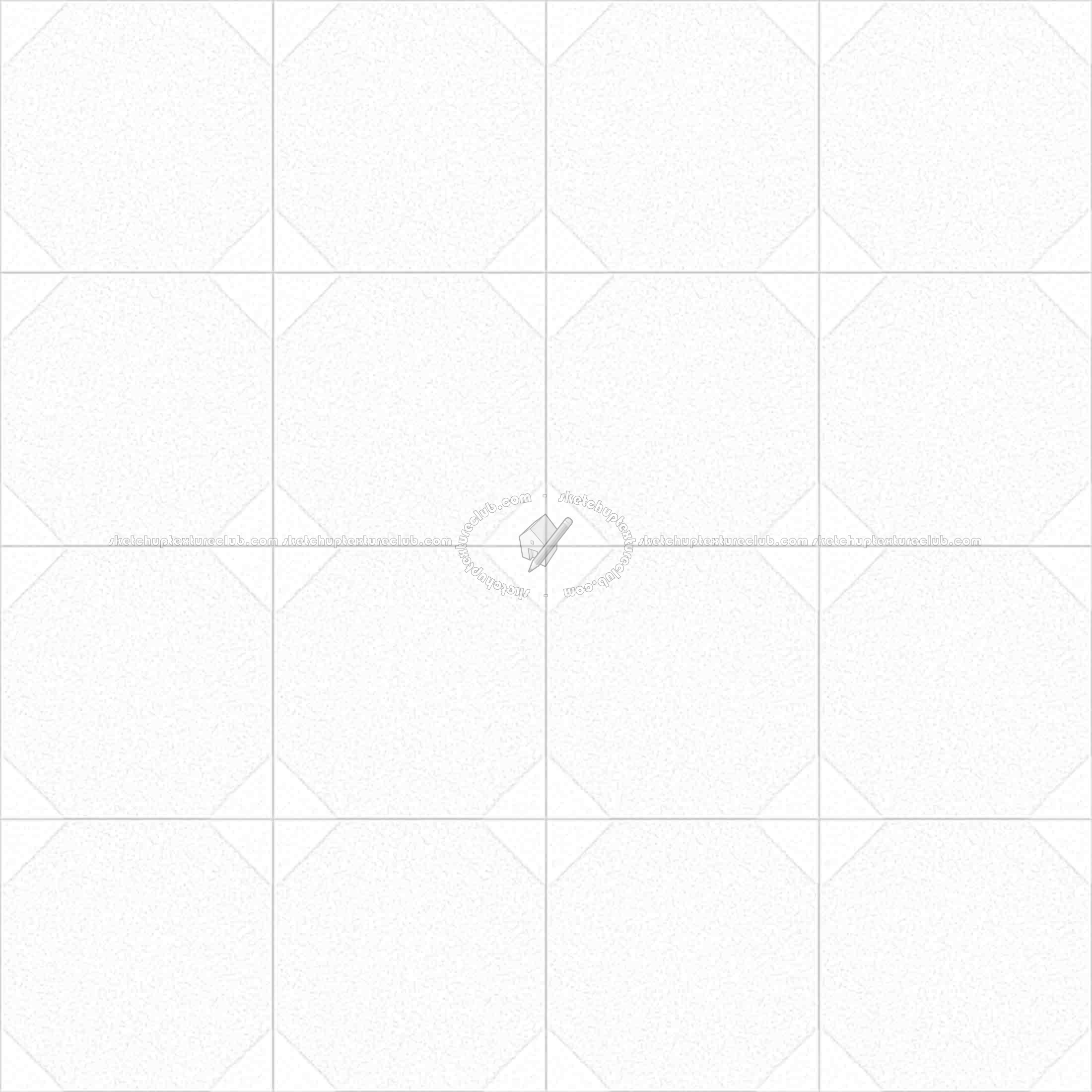 Textures - ARCHITECTURE - TILES INTERIOR - Cement - Encaustic - Cement - Cement concrete tile texture seamless 13344 - Ambient occlusion