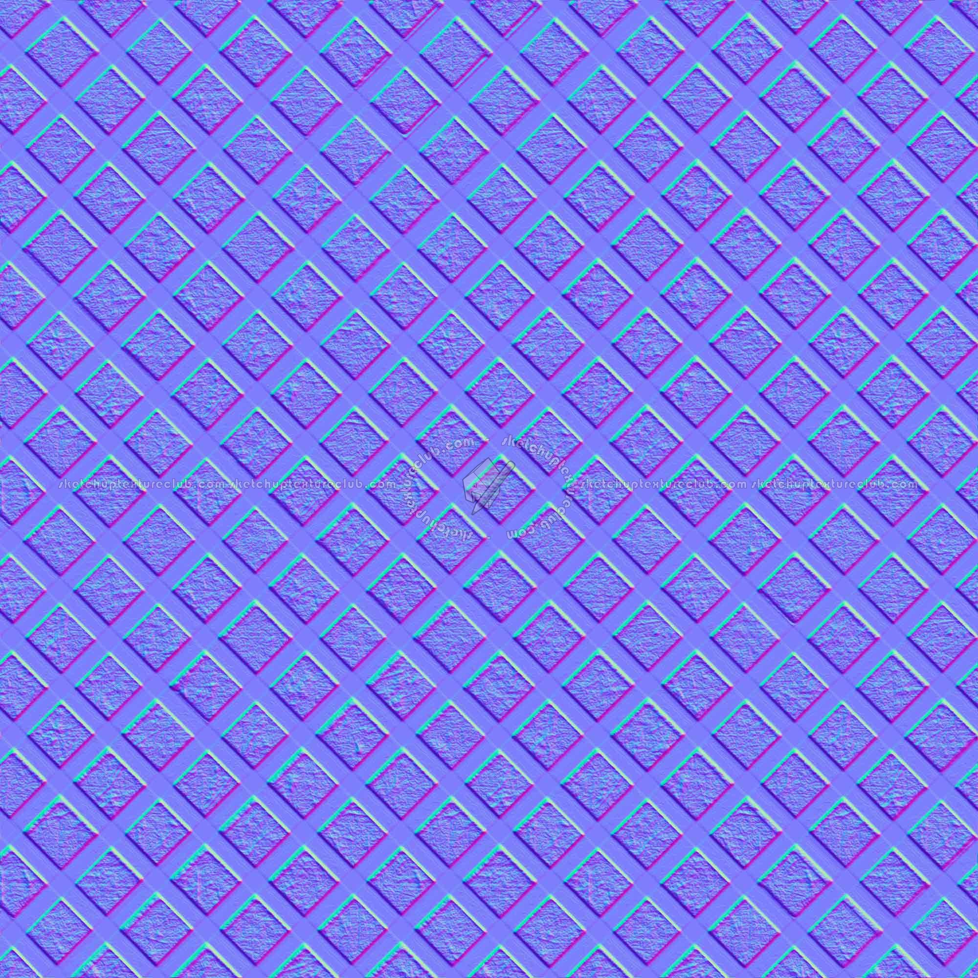 Textures   -   ARCHITECTURE   -   CONCRETE   -   Plates   -   Clean  - Concrete clean plates wall texture seamless 01652 - Normal