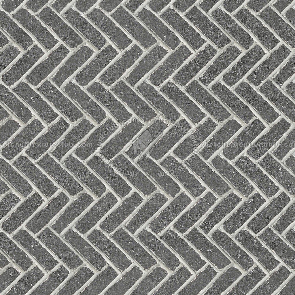 Textures   -   ARCHITECTURE   -   PAVING OUTDOOR   -   Concrete   -   Herringbone  - Concrete paving herringbone outdoor texture seamless 05819 (seamless)