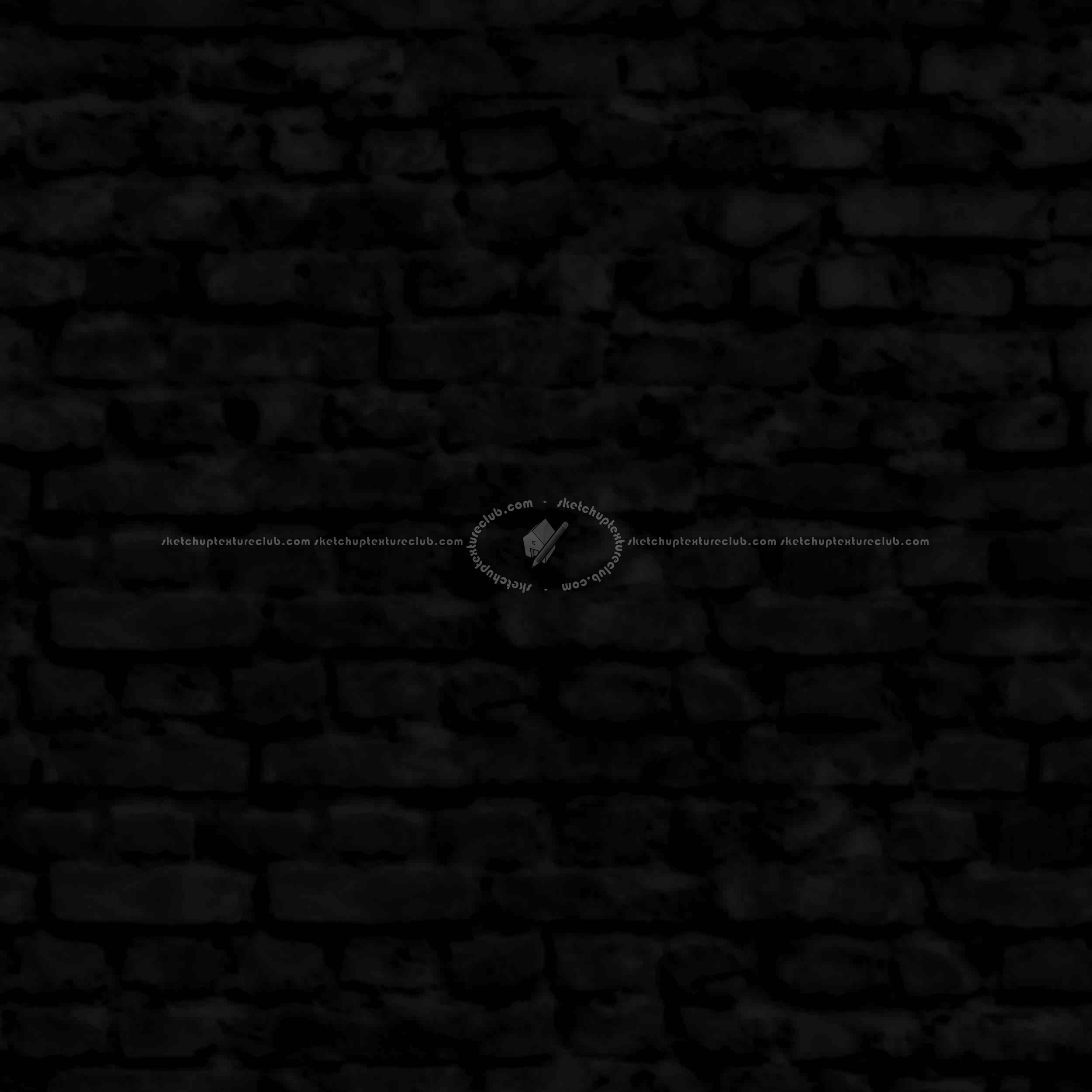 Textures   -   ARCHITECTURE   -   BRICKS   -   Dirty Bricks  - Dirty bricks texture seamless 00172 - Specular