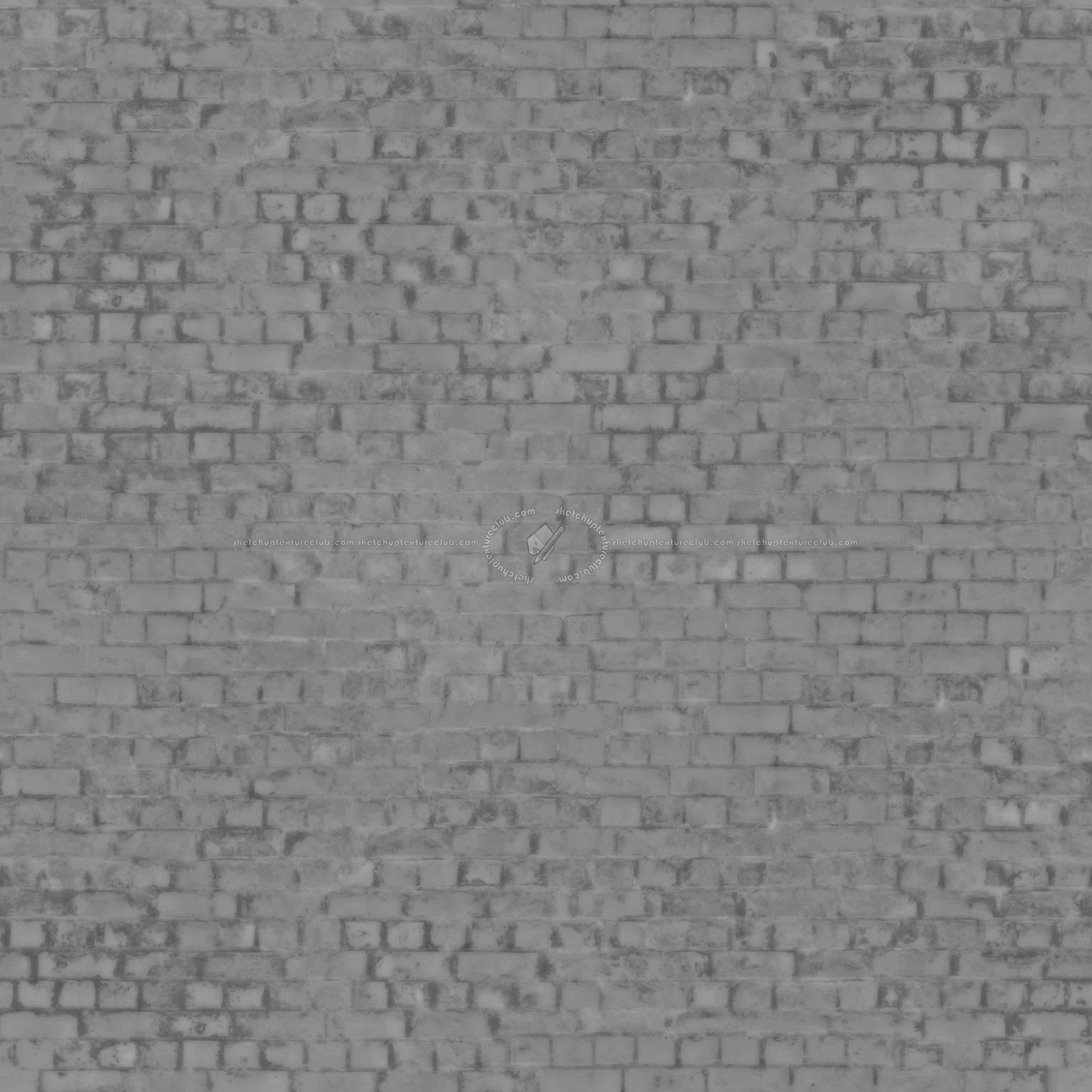 Textures   -   ARCHITECTURE   -   BRICKS   -   Old bricks  - Old bricks texture seamless 00364 - Displacement