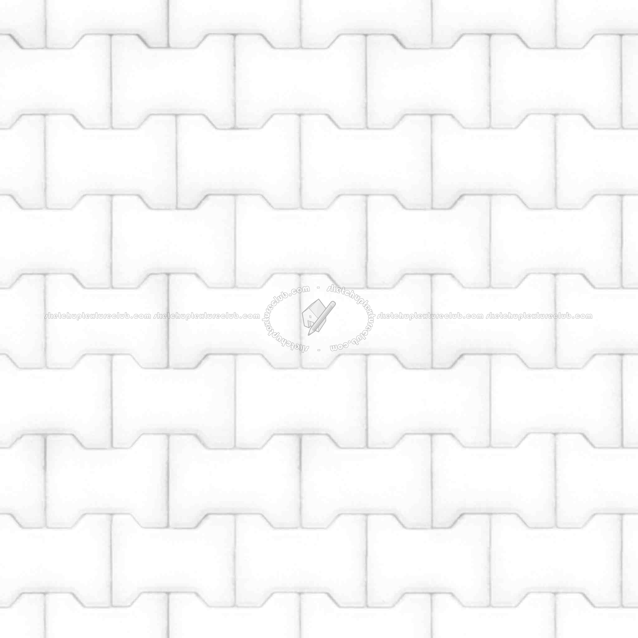 Textures   -   ARCHITECTURE   -   PAVING OUTDOOR   -   Concrete   -   Blocks regular  - Paving outdoor concrete regular block texture seamless 05655 - Ambient occlusion
