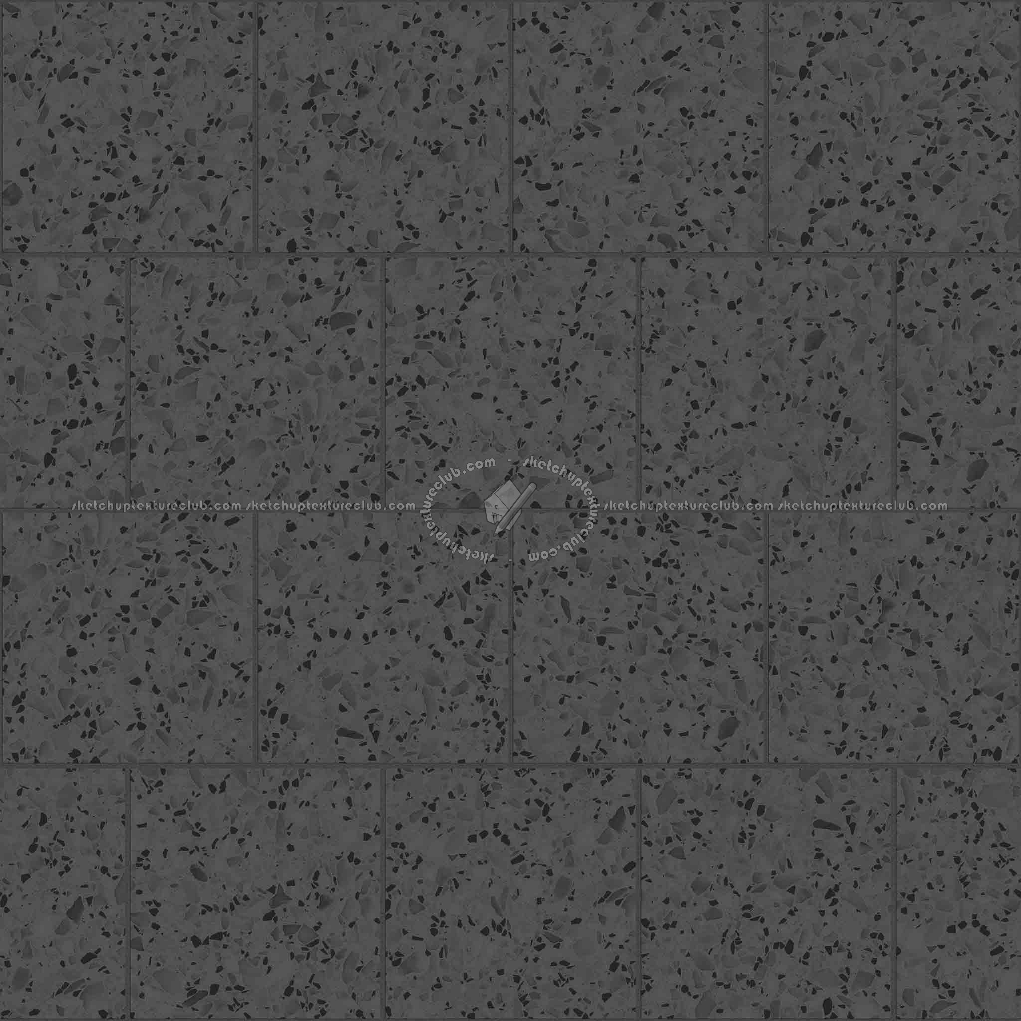 Textures   -   ARCHITECTURE   -   TILES INTERIOR   -   Terrazzo  - terrazzo tiles PBR texture seamless 21869 - Specular