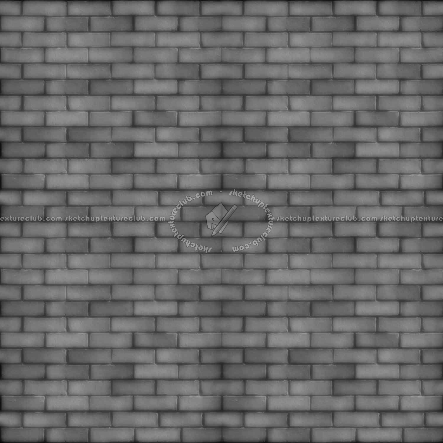Textures   -   ARCHITECTURE   -   BRICKS   -   Colored Bricks   -   Rustic  - Texture colored bricks rustic seamless 00030 - Displacement