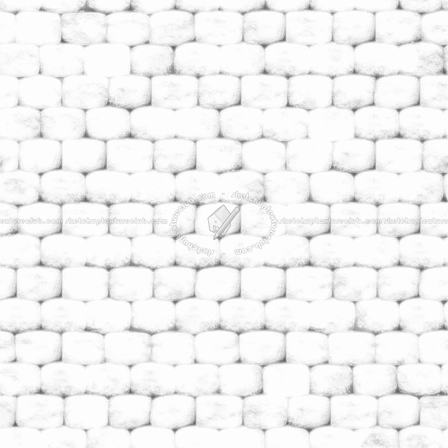 Textures   -   ARCHITECTURE   -   STONES WALLS   -   Stone blocks  - Wall stone with regular blocks texture seamless 08322 - Ambient occlusion