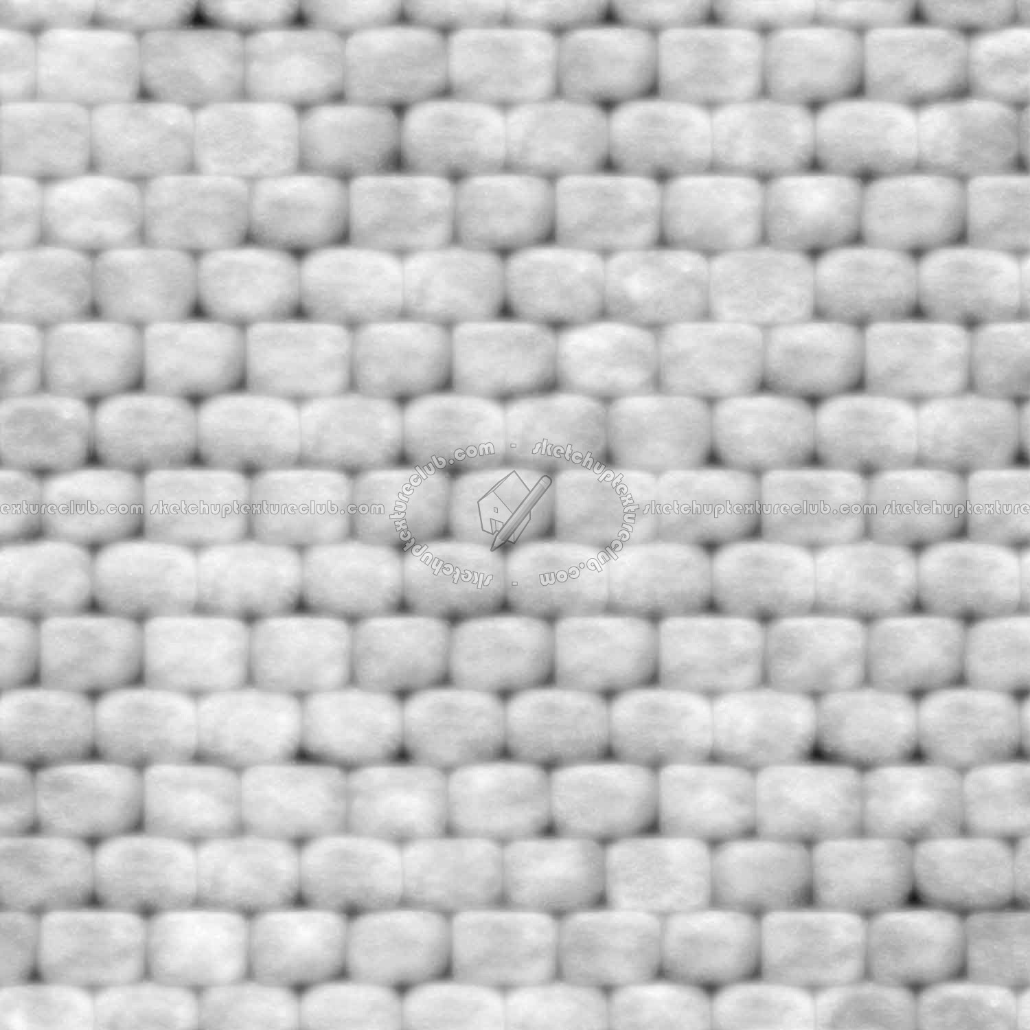 Textures   -   ARCHITECTURE   -   STONES WALLS   -   Stone blocks  - Wall stone with regular blocks texture seamless 08322 - Displacement