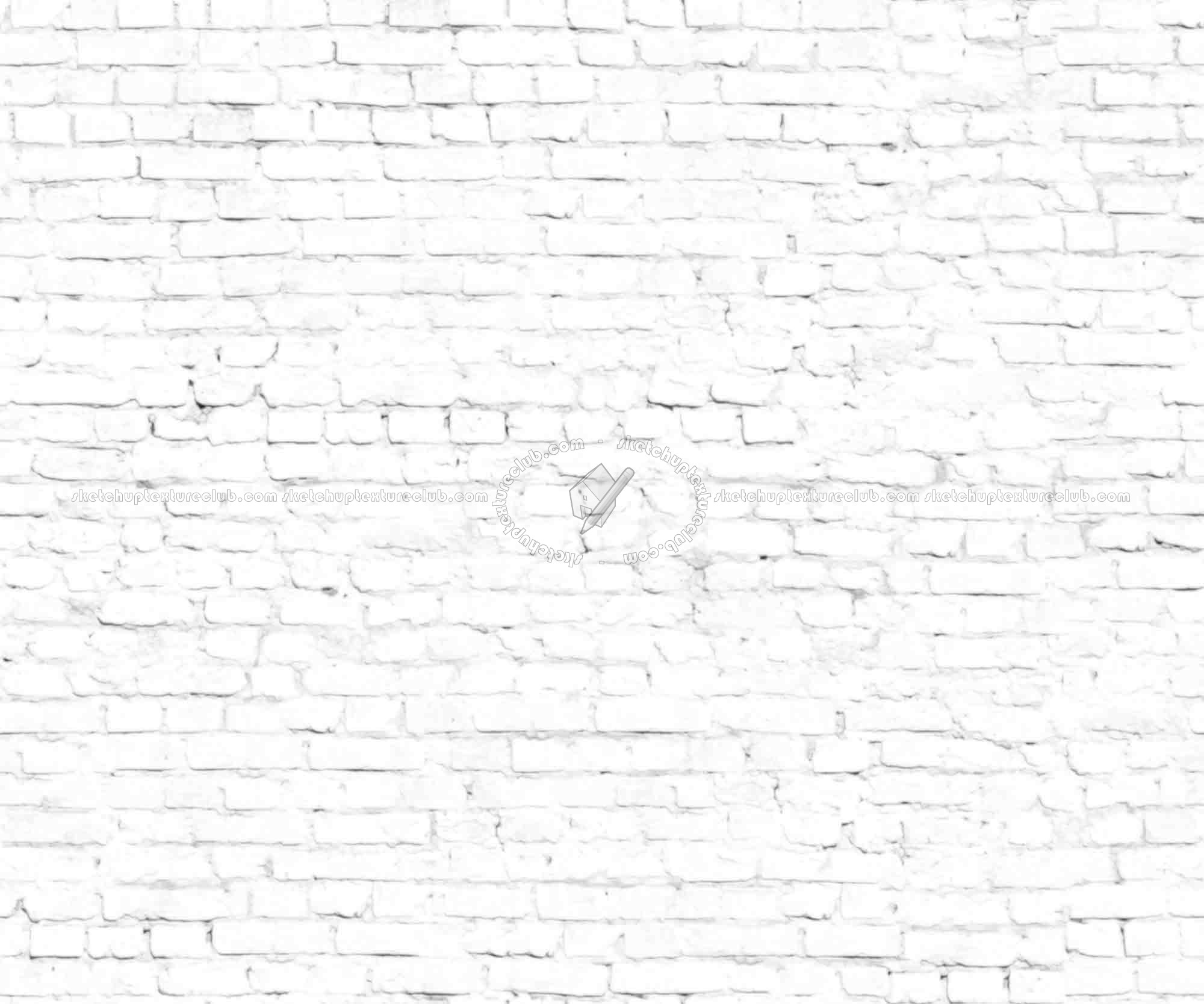 Textures   -   ARCHITECTURE   -   BRICKS   -   White Bricks  - White bricks texture seamless 00519 - Ambient occlusion