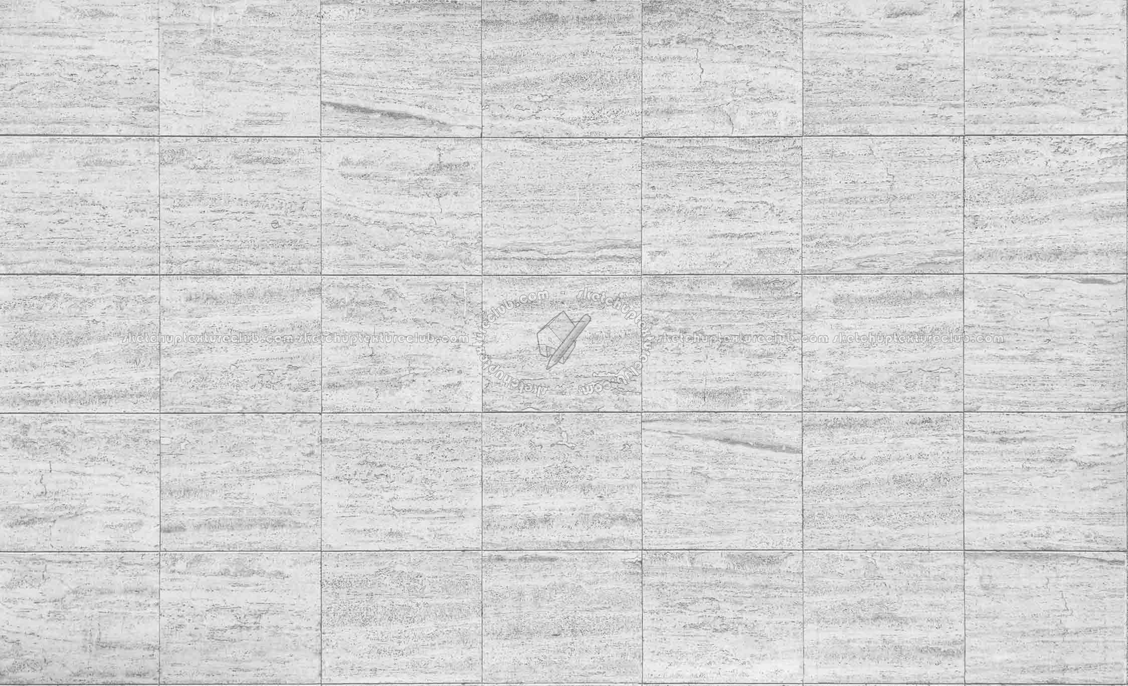 Textures   -   ARCHITECTURE   -   STONES WALLS   -   Claddings stone   -   Exterior  - Travertine wall cladding texture seamless 19283 - Bump