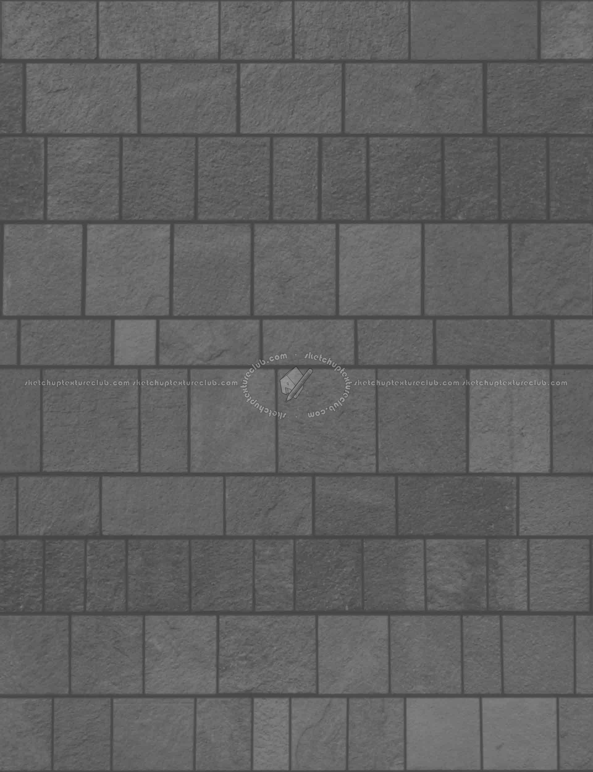 Textures   -   ARCHITECTURE   -   STONES WALLS   -   Claddings stone   -   Exterior  - Wall cladding stone texture seamless 19340 - Displacement