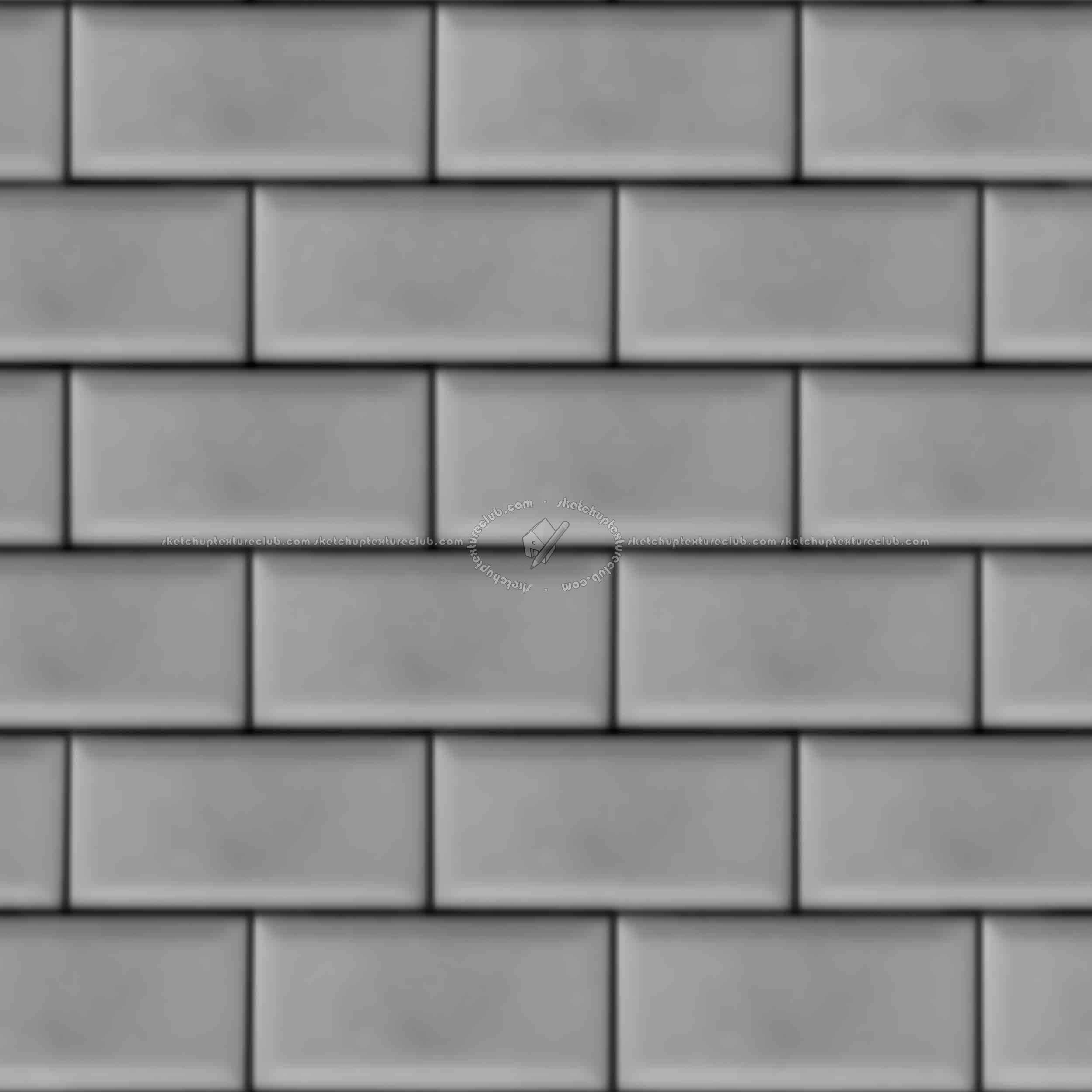 Textures   -   ARCHITECTURE   -   STONES WALLS   -   Claddings stone   -   Exterior  - Metro wall cladding stone texture seamless 19359 - Displacement