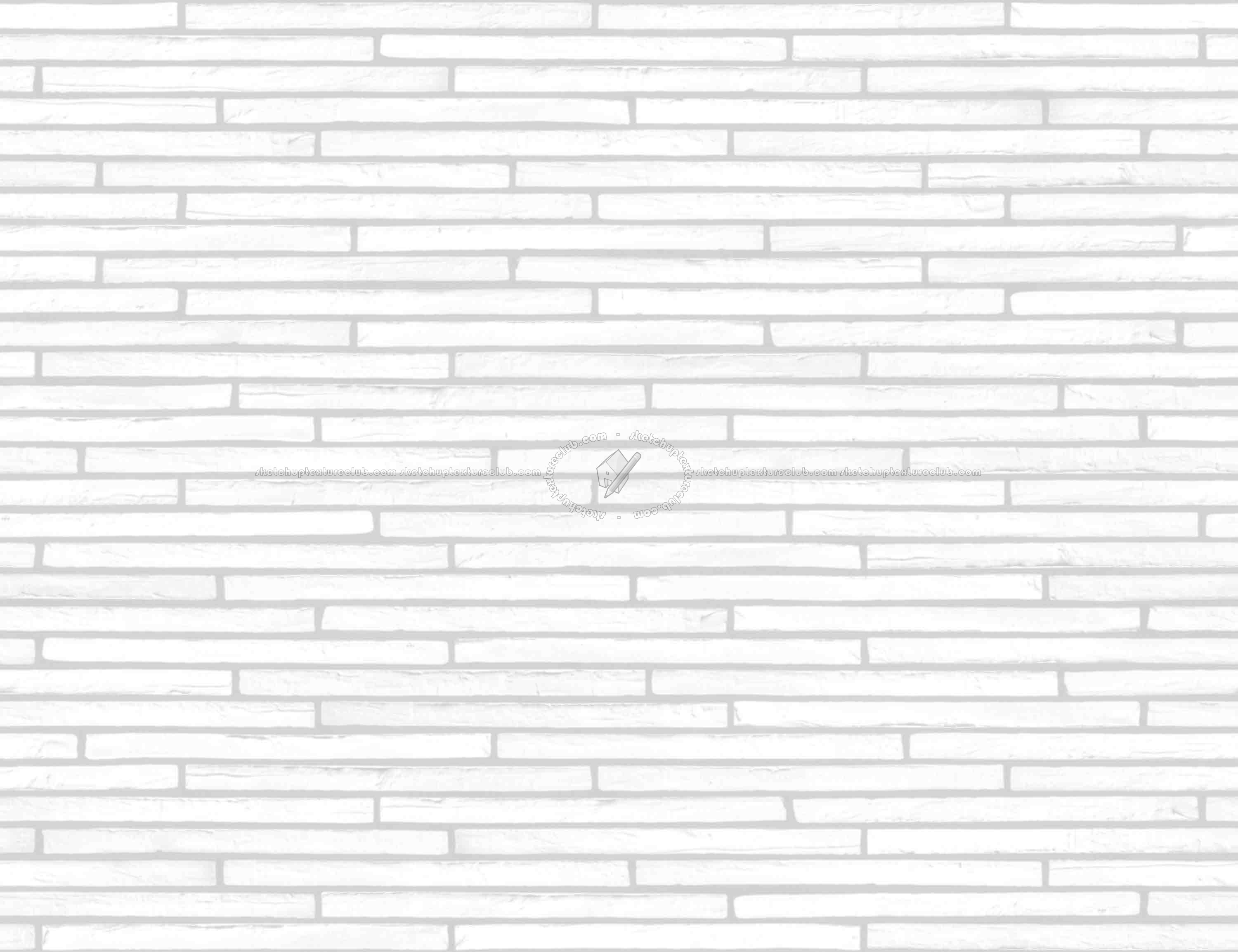 Textures   -   ARCHITECTURE   -   WALLS TILE OUTSIDE  - Clay bricks wall cladding PBR texture seamless 21732 - Ambient occlusion