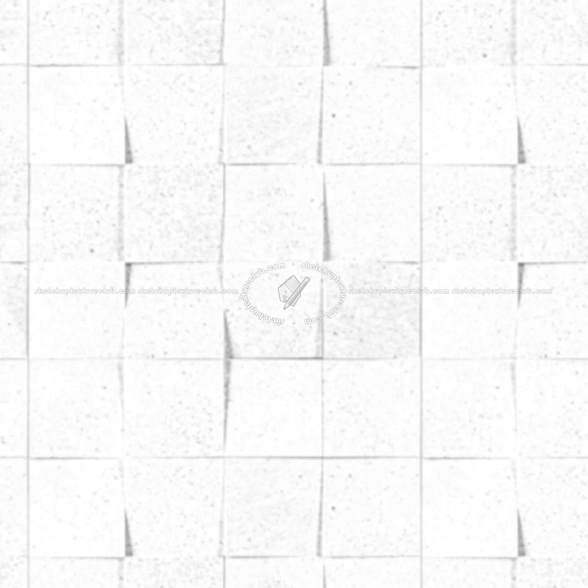 Textures   -   ARCHITECTURE   -   CONCRETE   -   Plates   -   Clean  - Clean cinder block texture seamless 01653 - Ambient occlusion