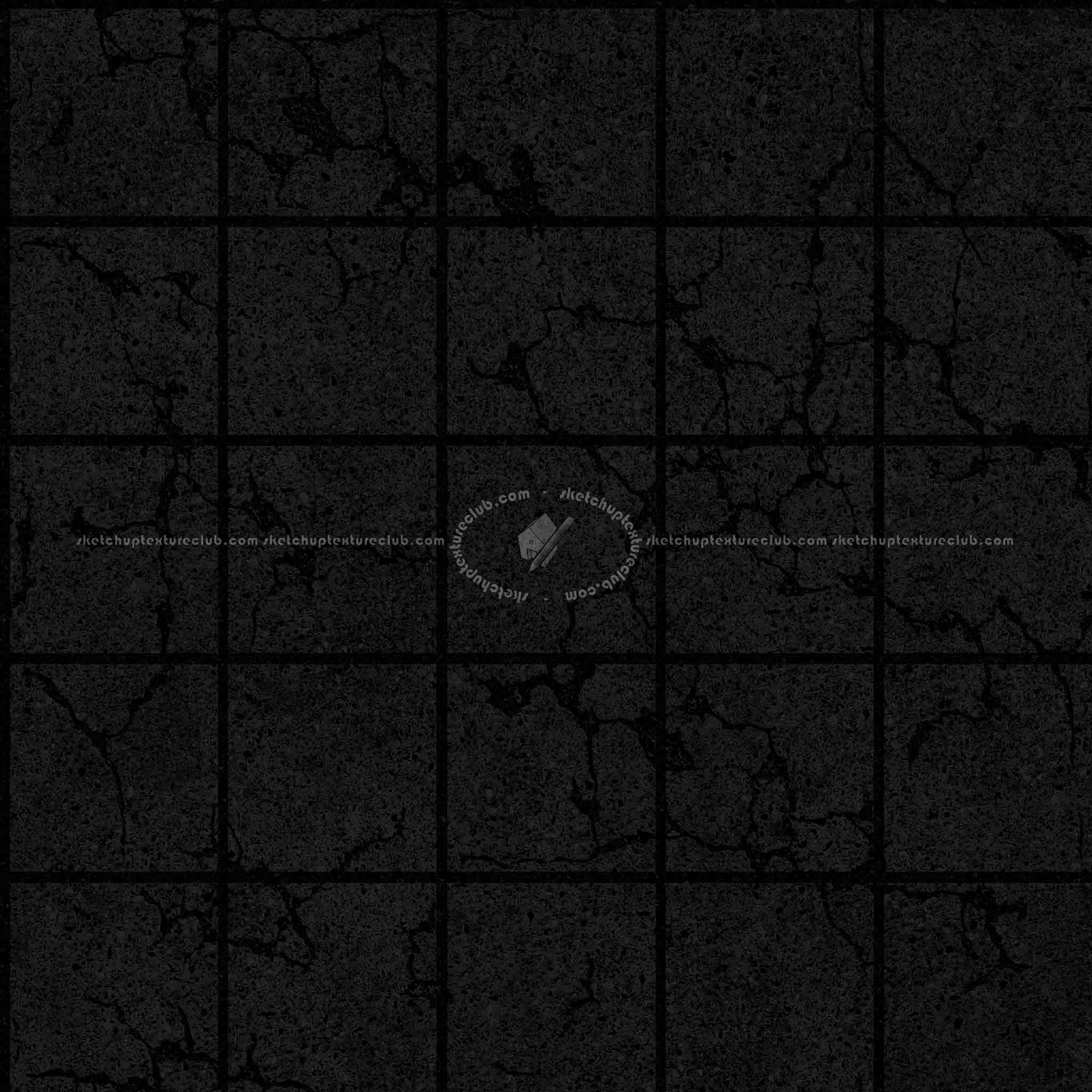 Textures   -   ARCHITECTURE   -   PAVING OUTDOOR   -   Concrete   -   Blocks damaged  - Concrete paving outdoor damaged texture seamless 05510 - Specular