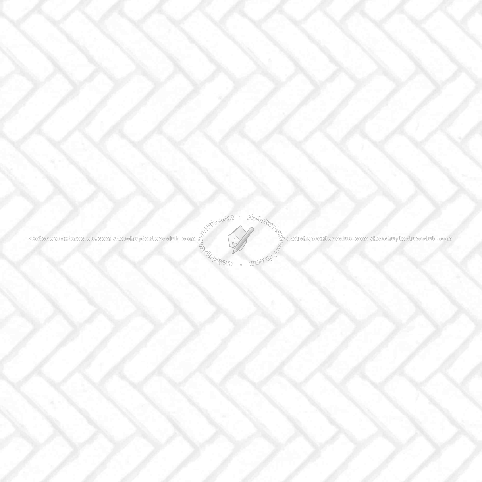 Textures   -   ARCHITECTURE   -   PAVING OUTDOOR   -   Concrete   -   Herringbone  - Concrete paving herringbone outdoor texture seamless 05820 - Ambient occlusion