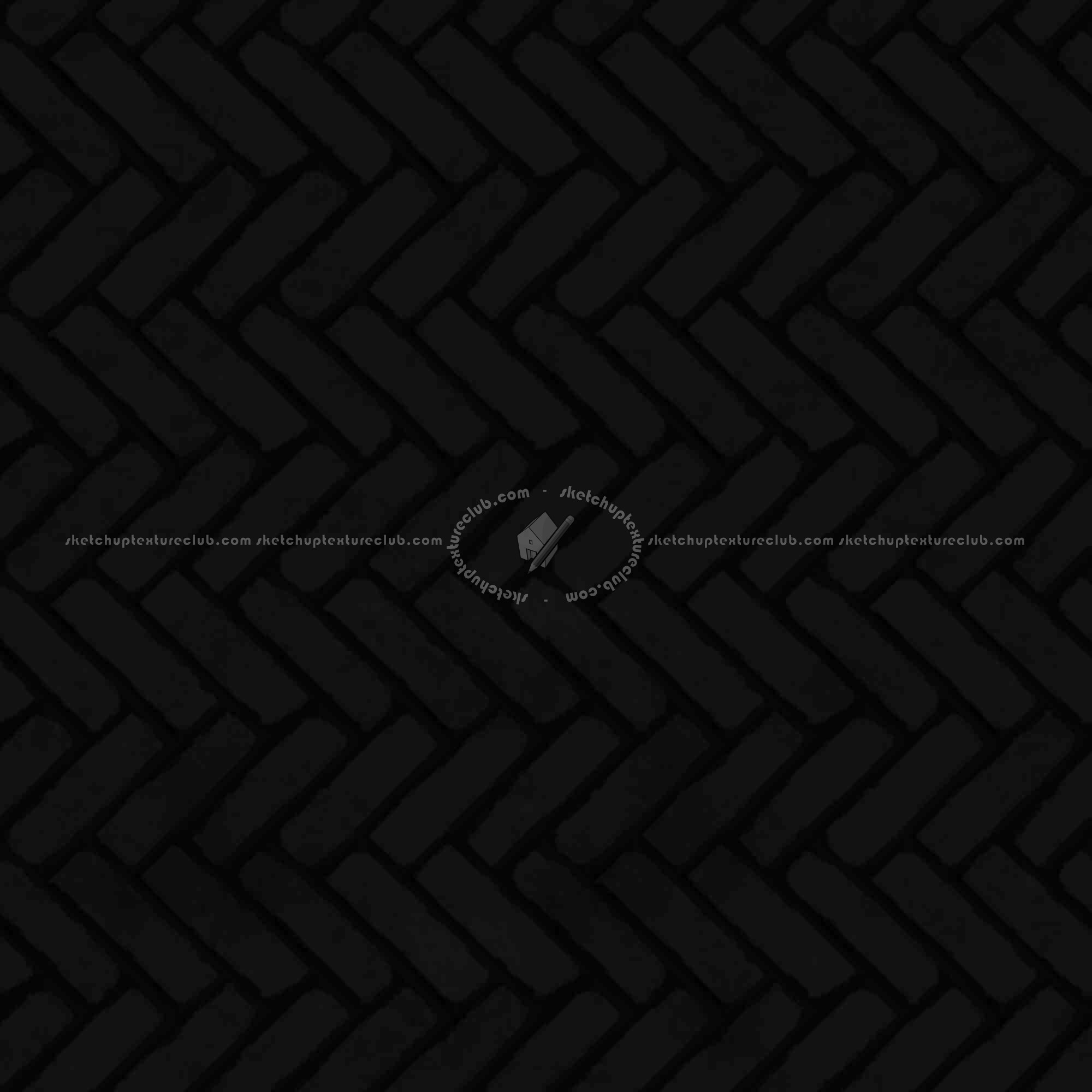 Textures   -   ARCHITECTURE   -   PAVING OUTDOOR   -   Concrete   -   Herringbone  - Concrete paving herringbone outdoor texture seamless 05820 - Specular