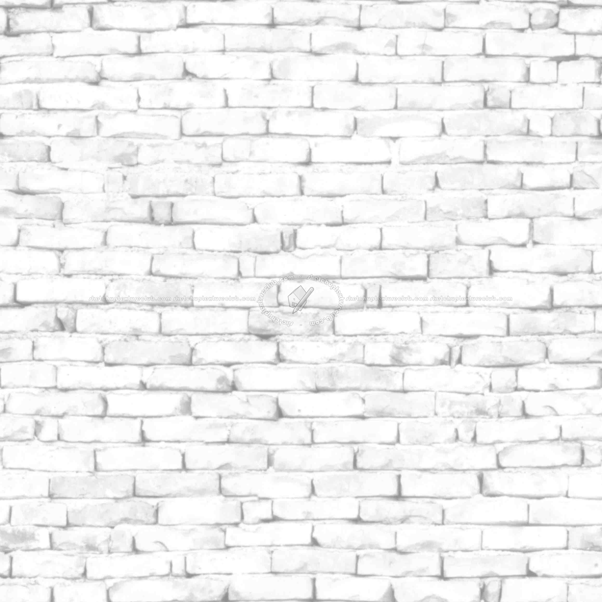 Textures   -   ARCHITECTURE   -   BRICKS   -   Dirty Bricks  - Dirty bricks texture seamless 00173 - Ambient occlusion