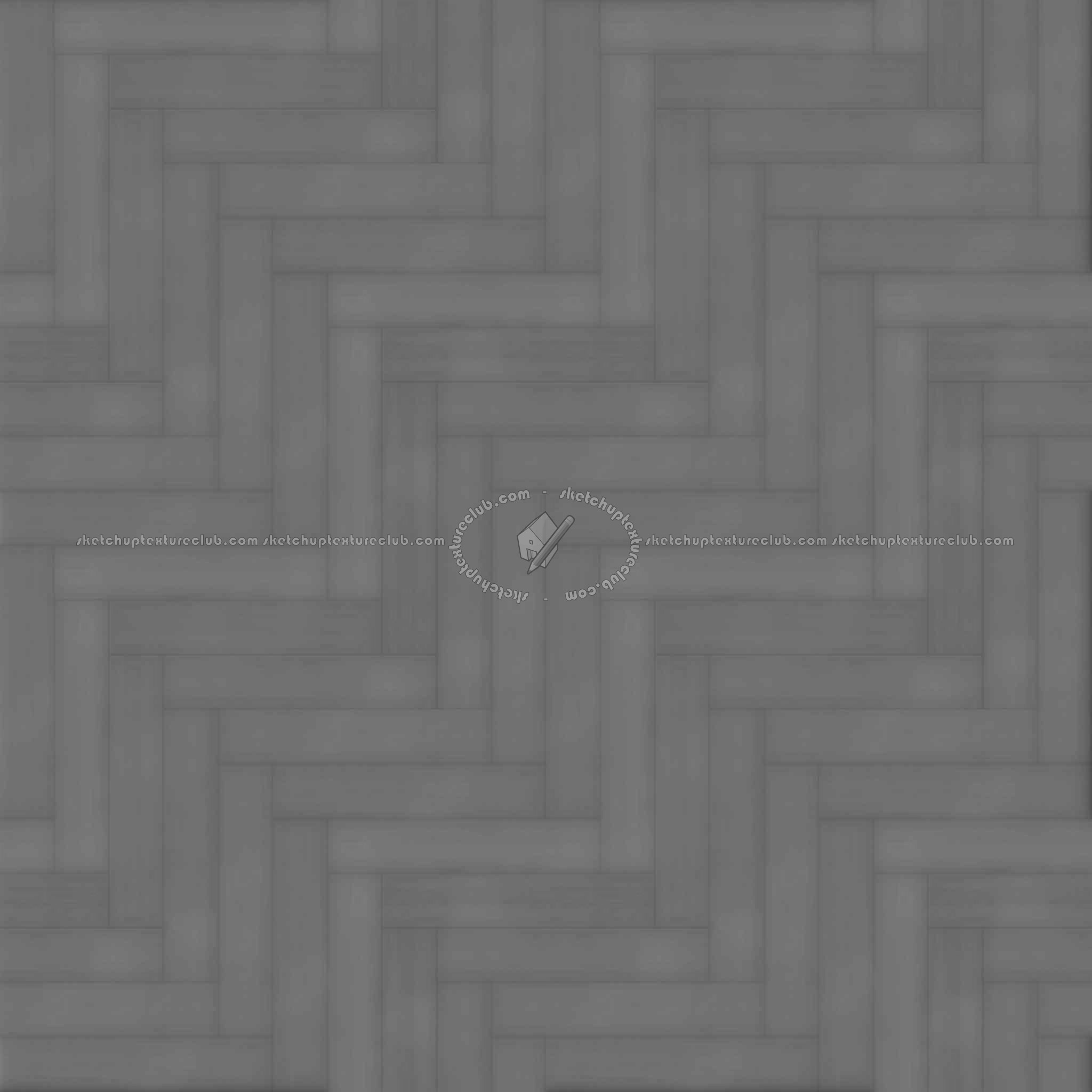 Textures   -   ARCHITECTURE   -   WOOD FLOORS   -   Herringbone  - Herringbone parquet texture seamless 04917 - Displacement