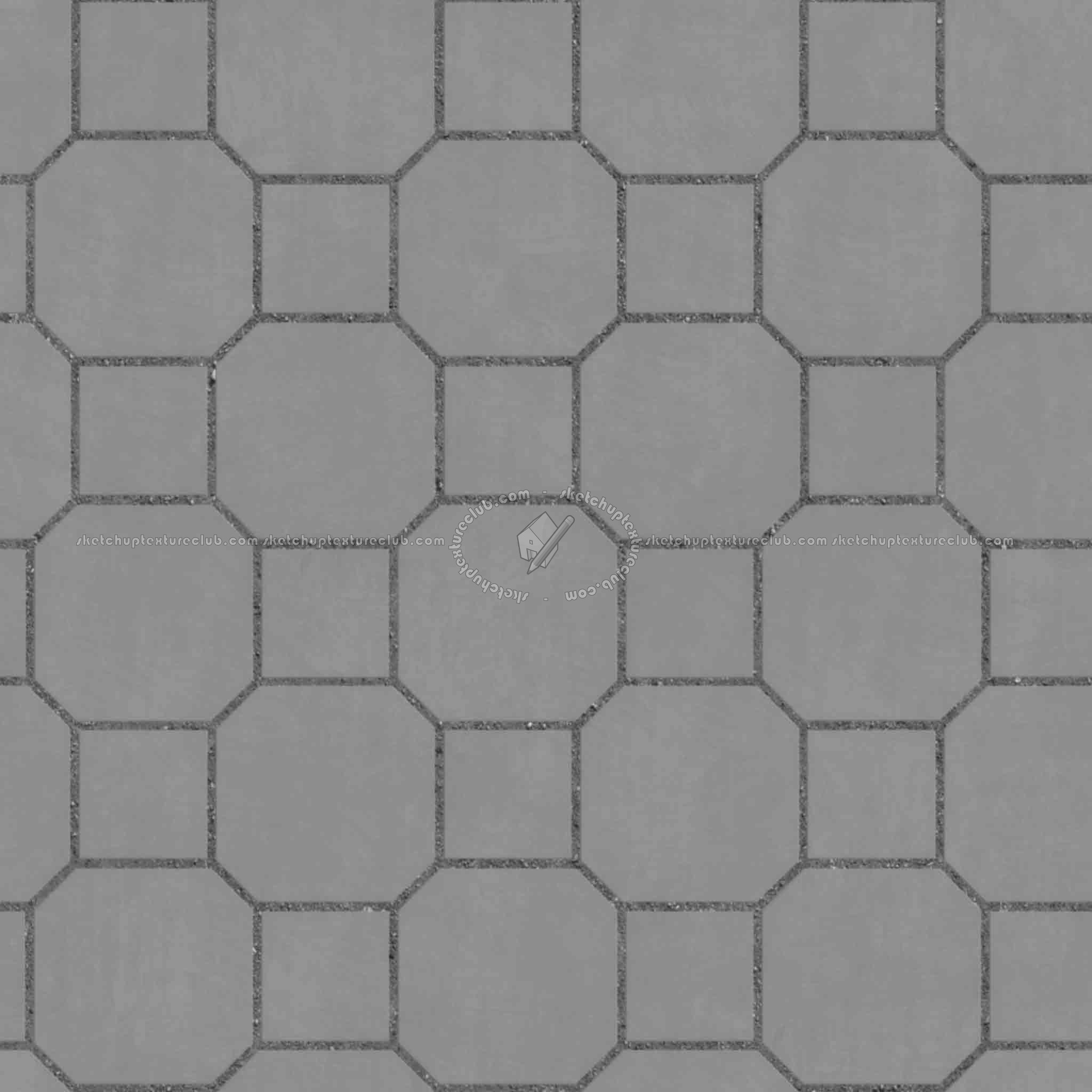 Textures   -   ARCHITECTURE   -   PAVING OUTDOOR   -   Concrete   -   Blocks mixed  - Paving concrete mixed size texture seamless 05592 - Displacement